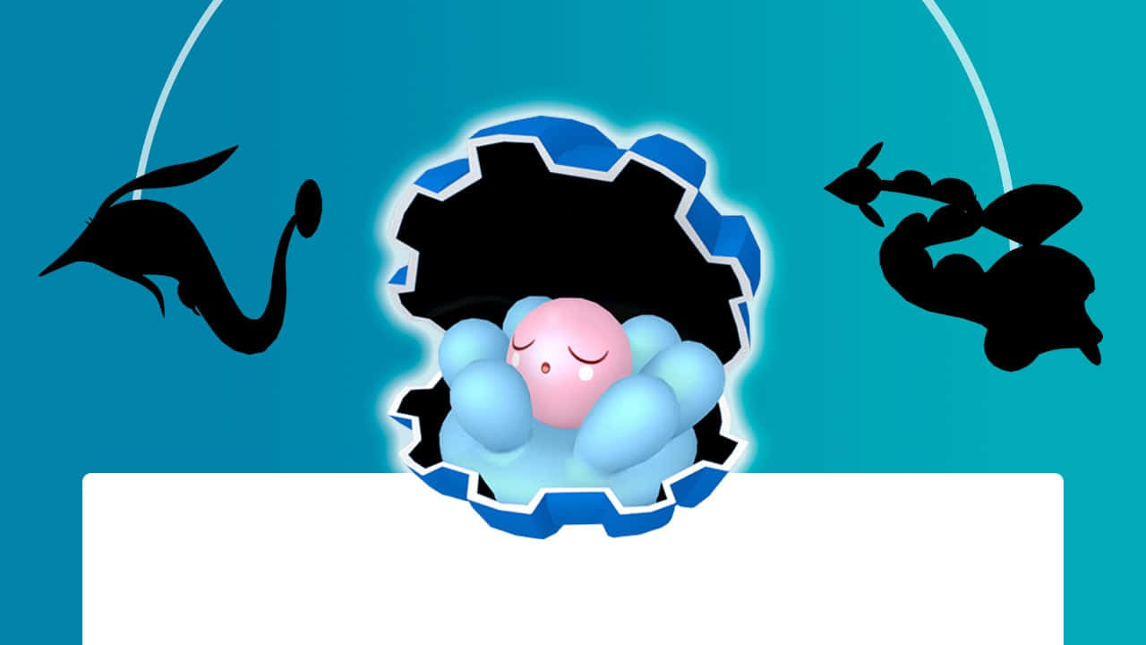 Clamperl With Fish Silhouettes Background