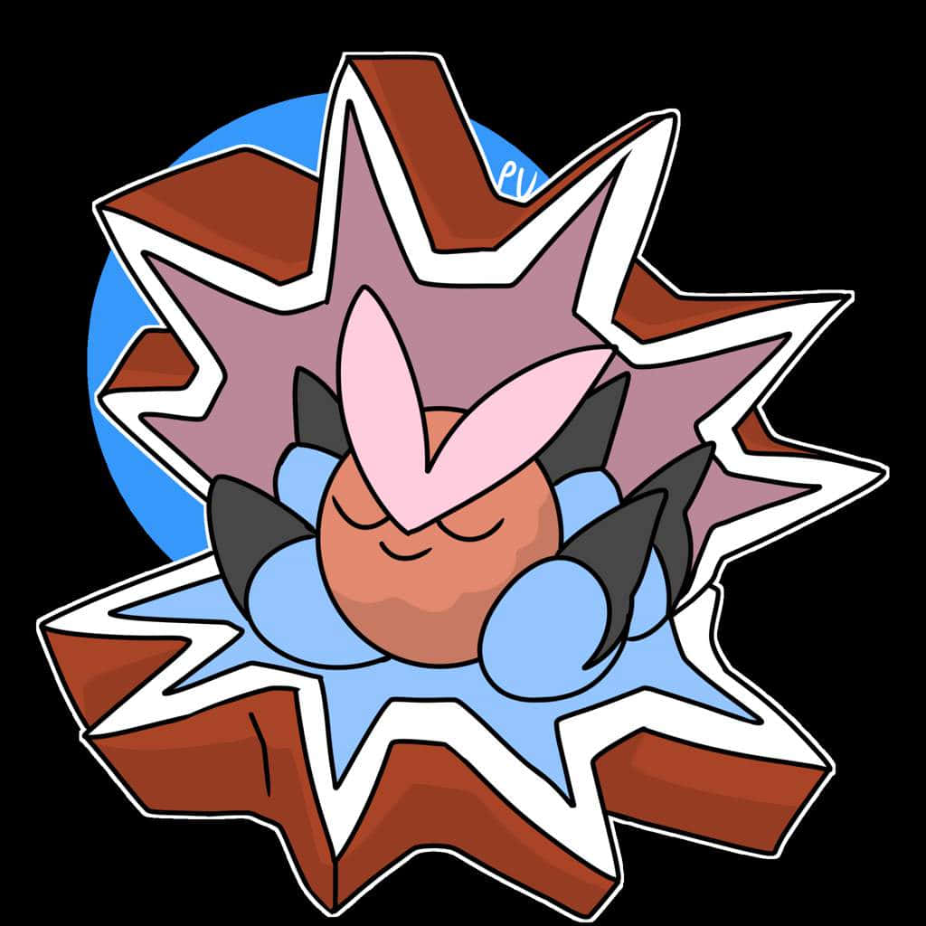 Clamperl With Spiky Shell Background