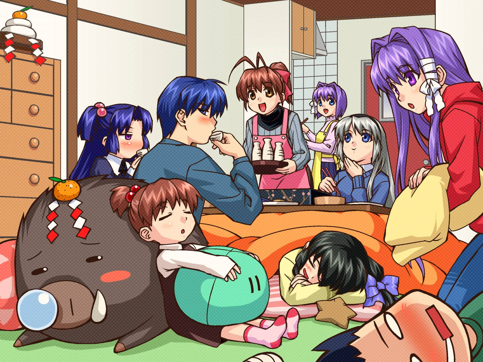 Clannad Casts Photo Background