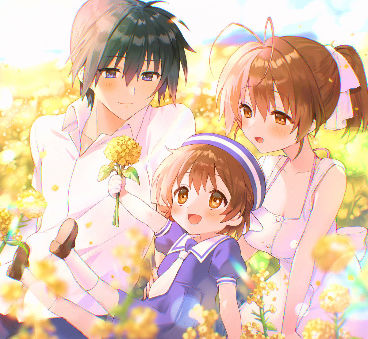Clannad's Happy Okazaki Family Background