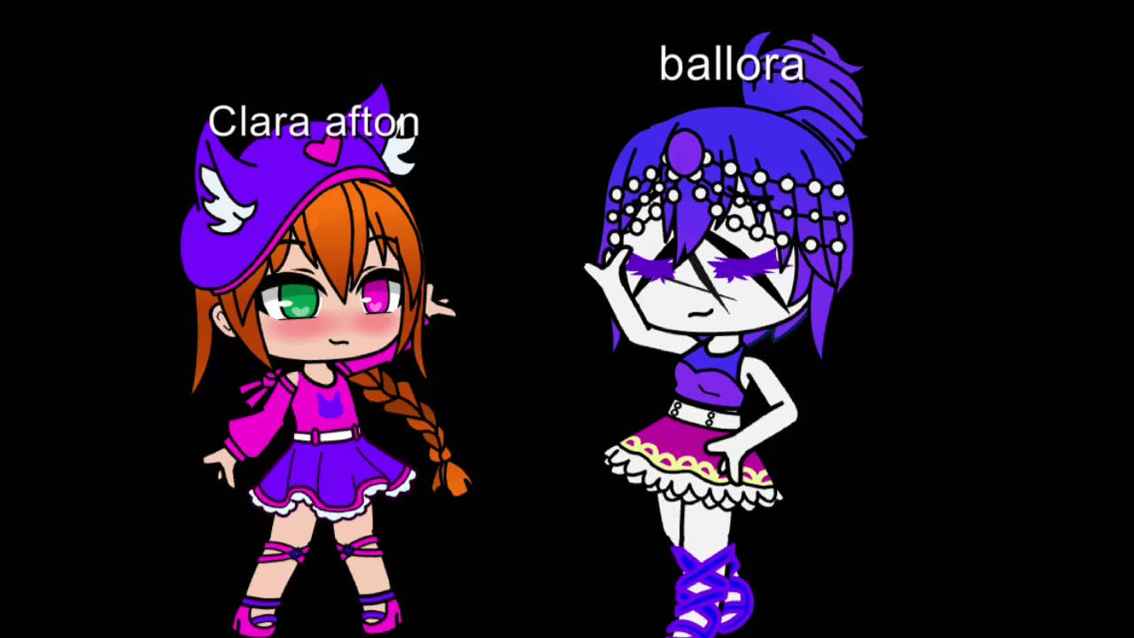 Clara Afton X Ballora Gacha Design Background