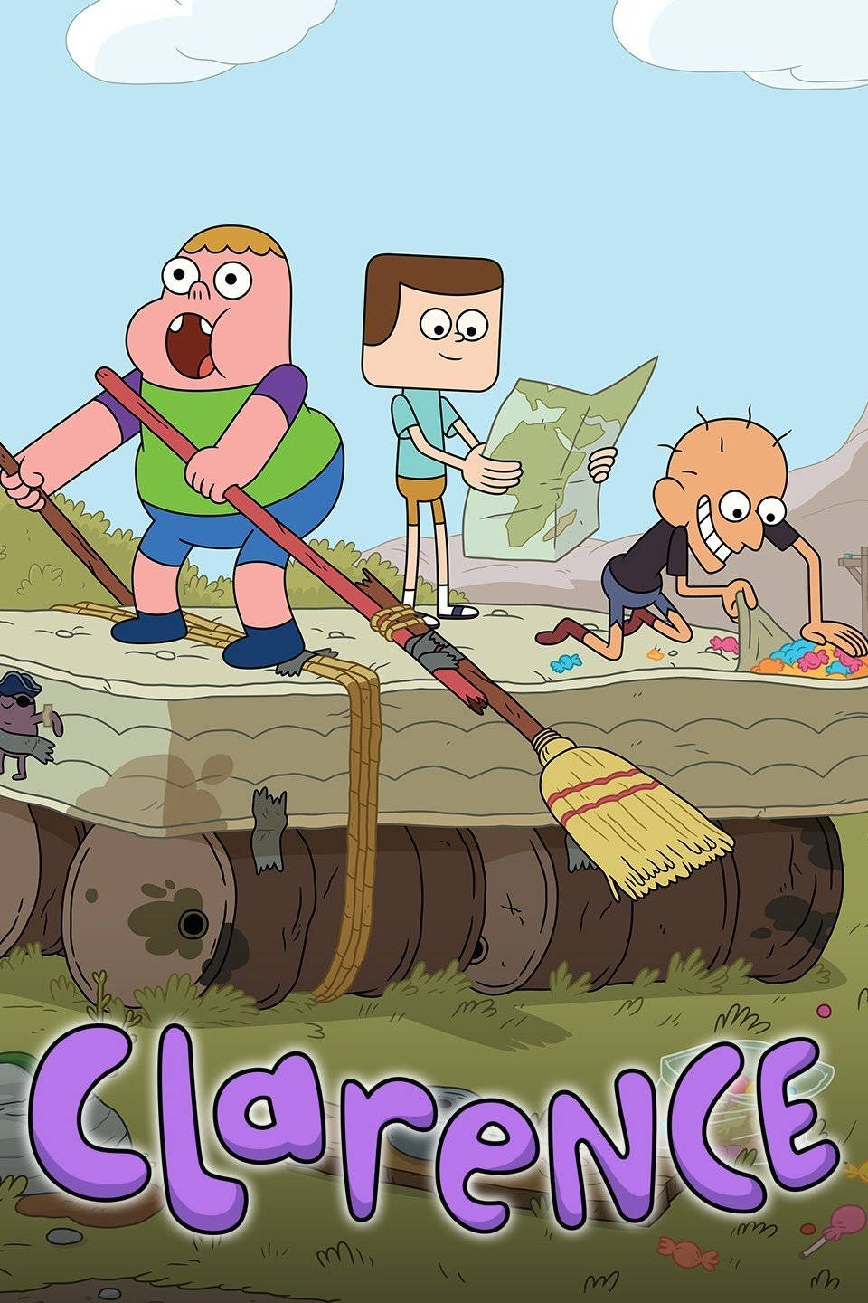 Clarence And Friends Makeshift Vehicle Background