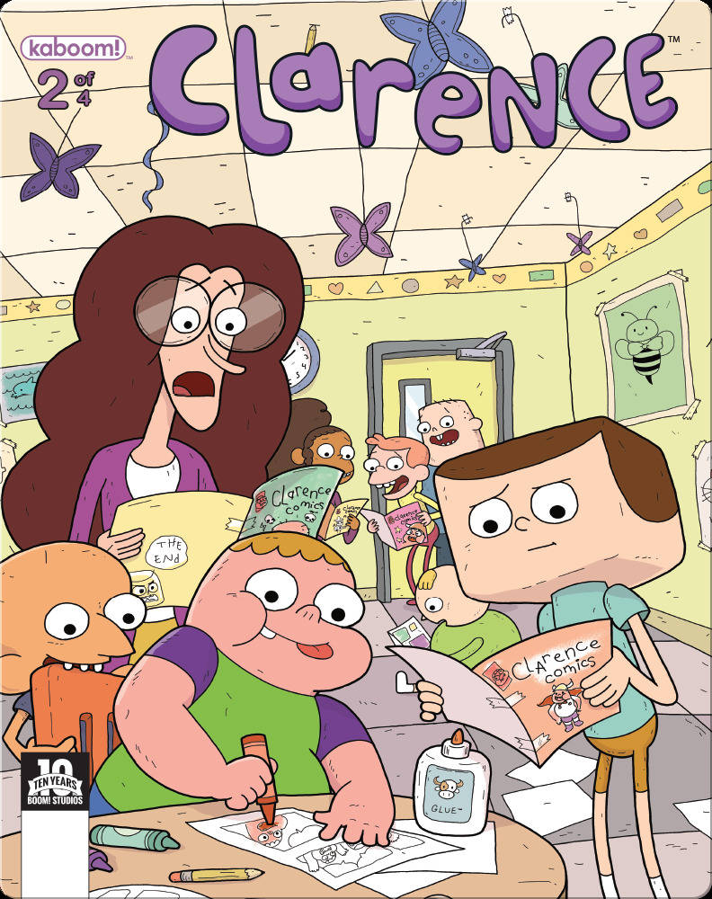 Clarence Animated Tv Show Poster Background