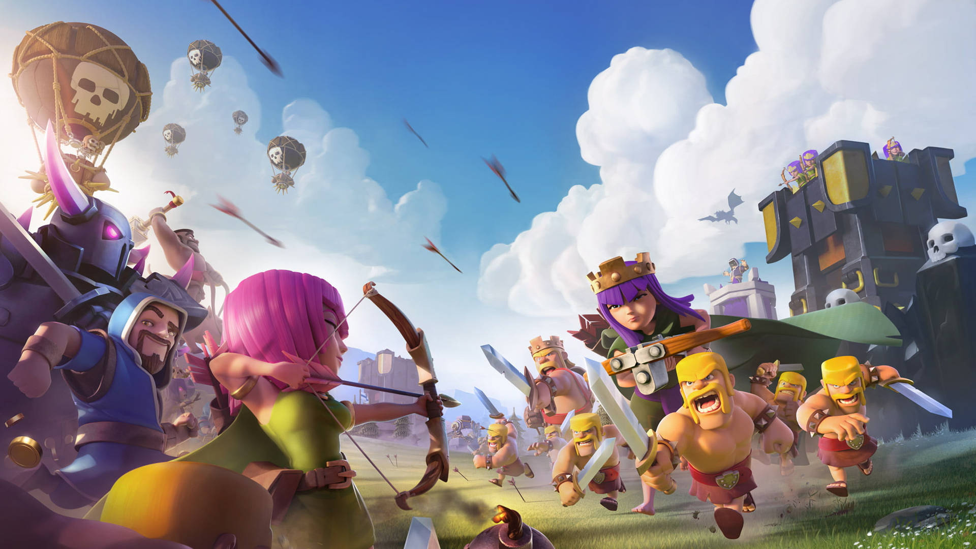 Clash Of Clans Battle Background