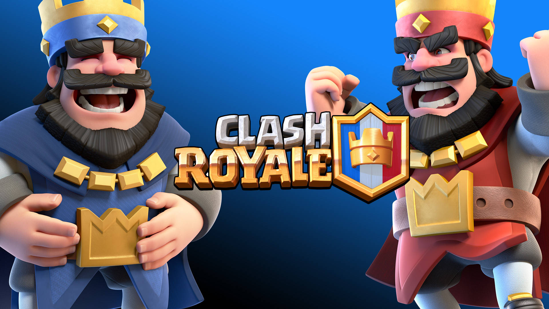 Clash Royale Happy And Angry King Background