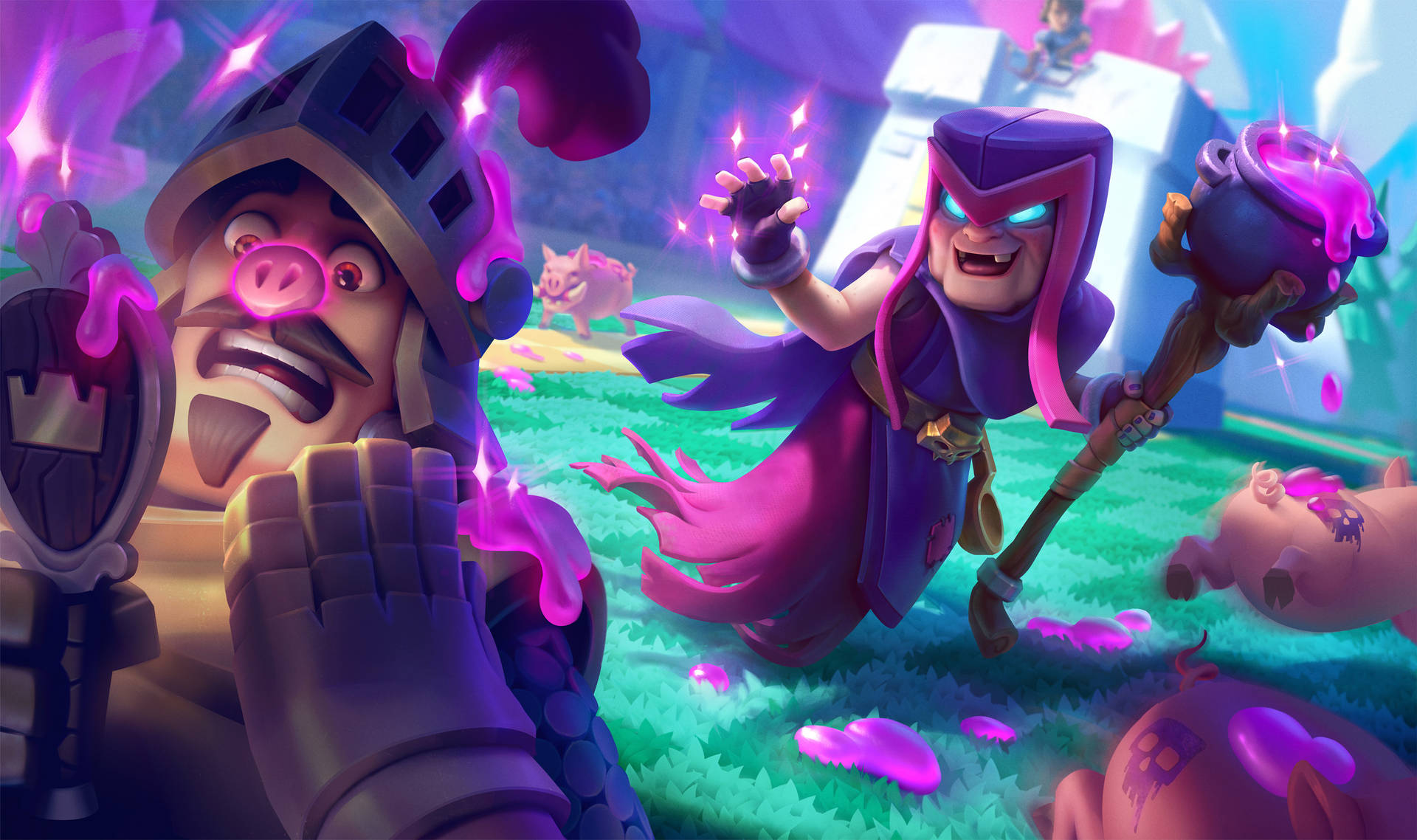 Clash Royale Mother Witch Background