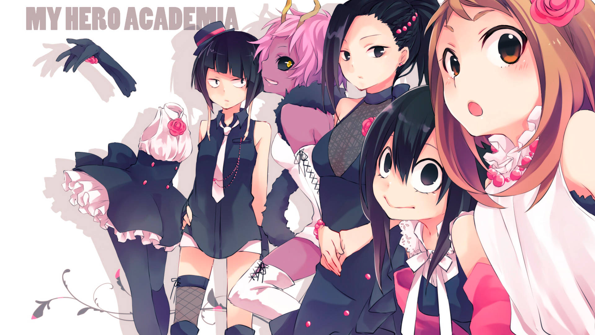 Class-a Ua Girls My Hero Academia Background