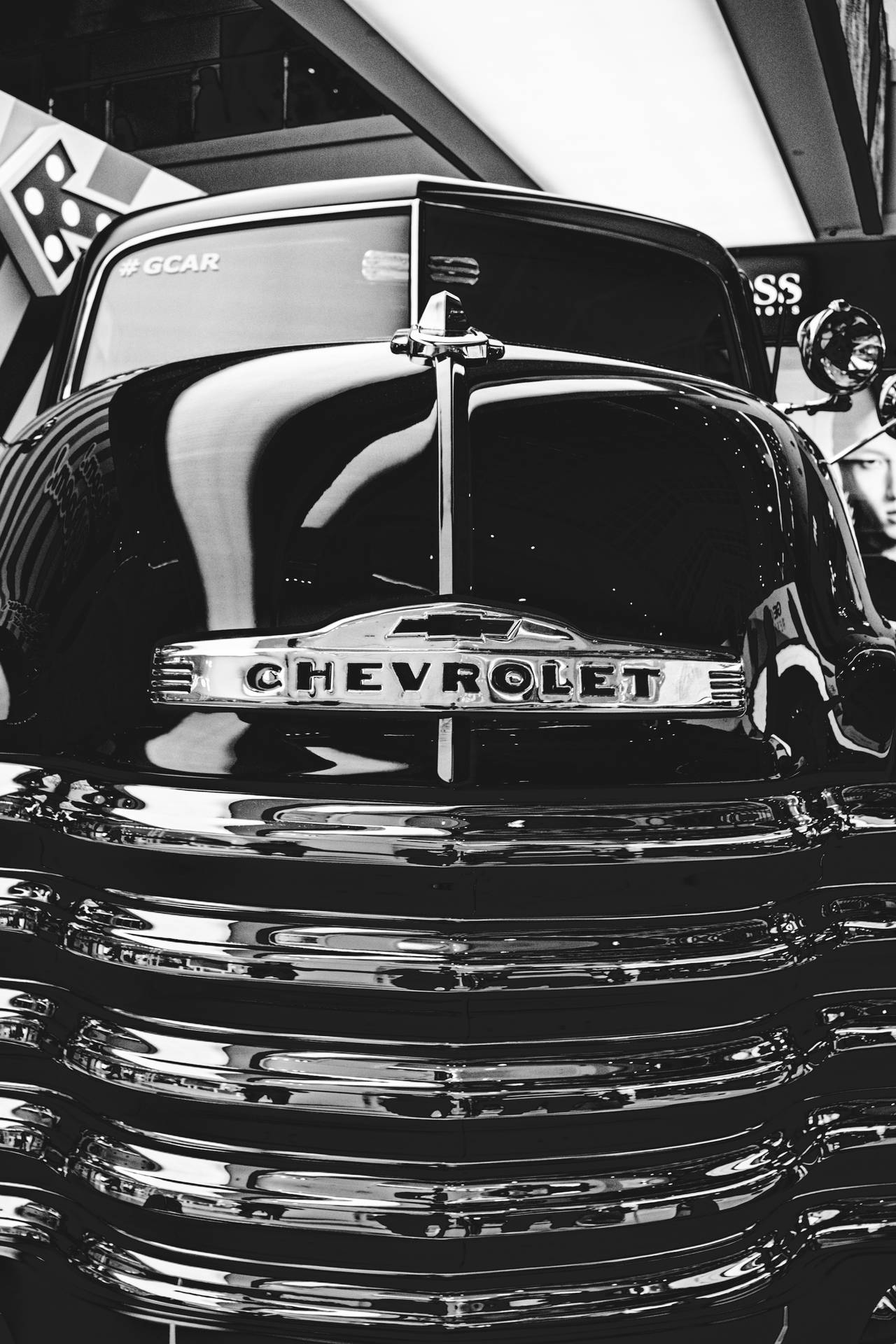 Classic 1930s Chevrolet Logo Background