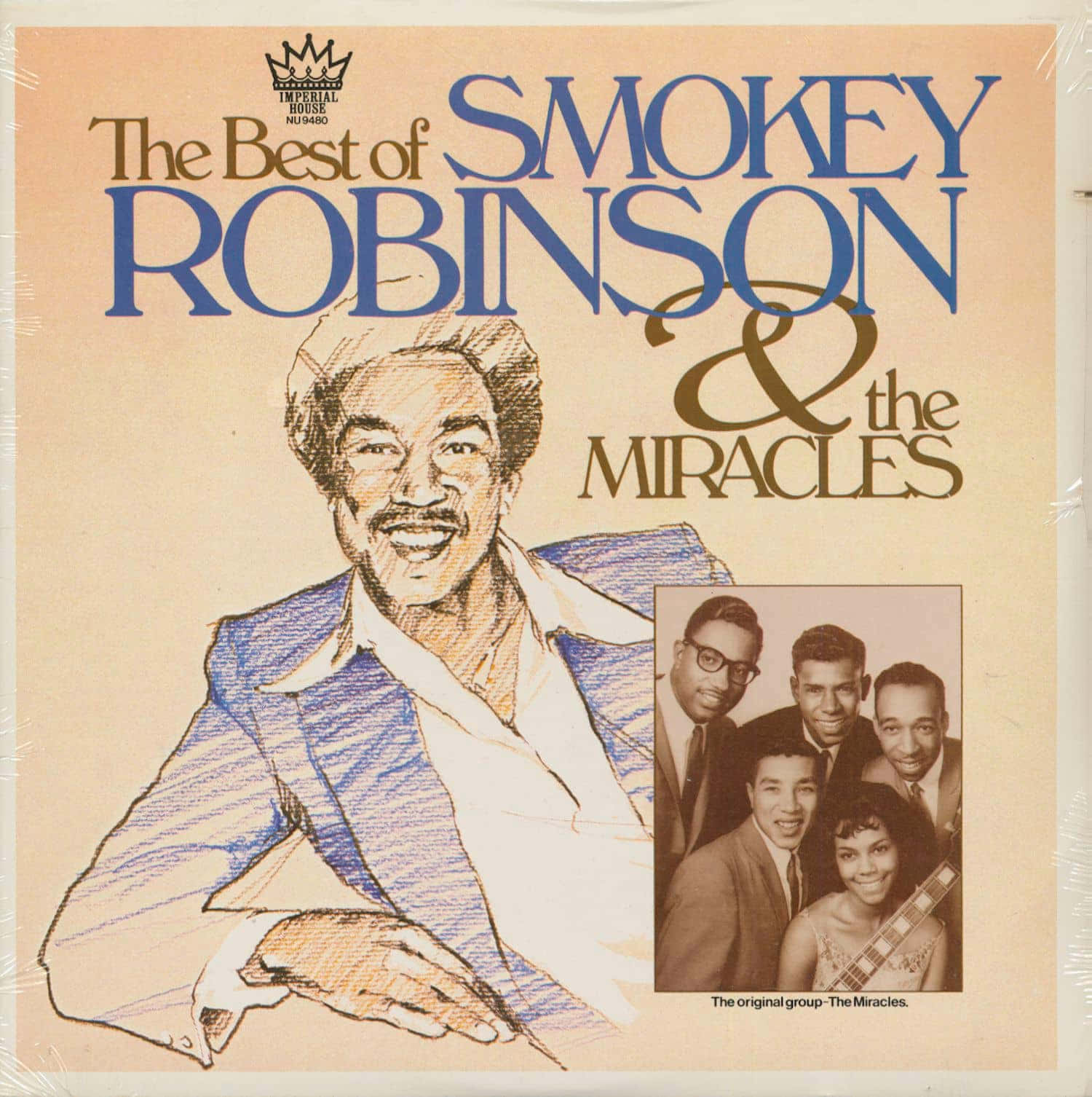 Classic Album Art Of Smokey Robinson And The Miracles Background