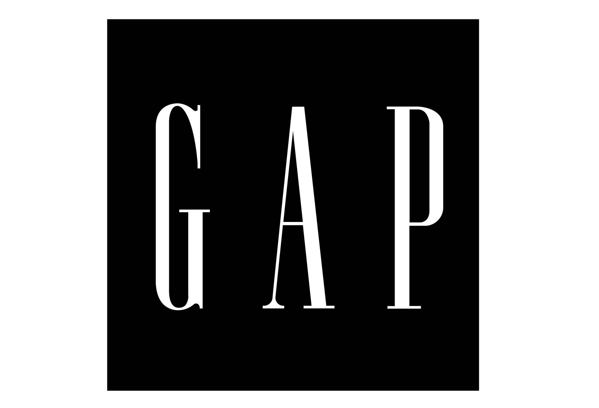 Classic Black Gap Logo Background