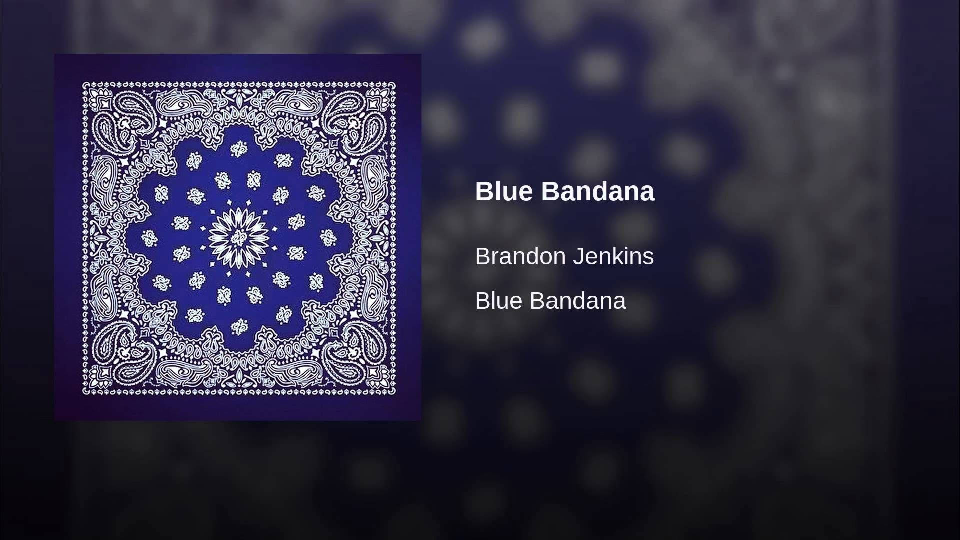 Classic Blue Bandana Design Background