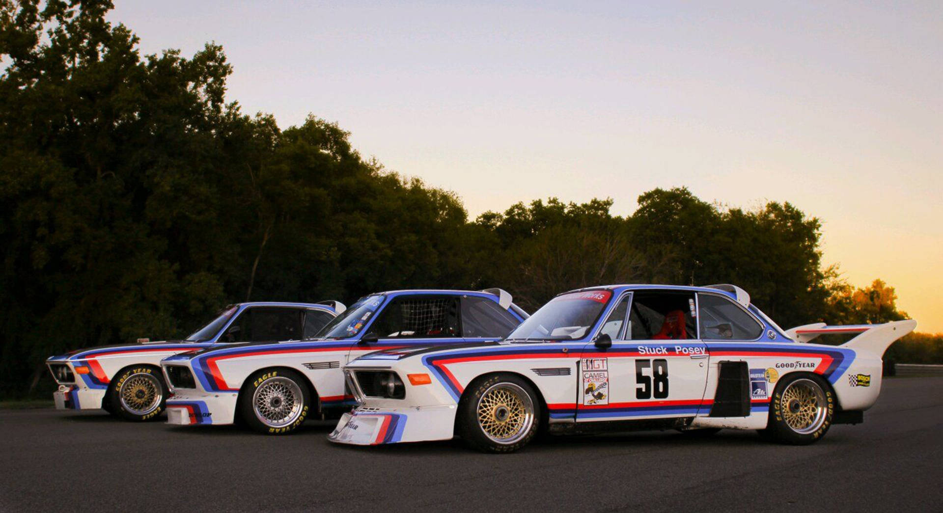 Classic Bmw Racing Cars Background