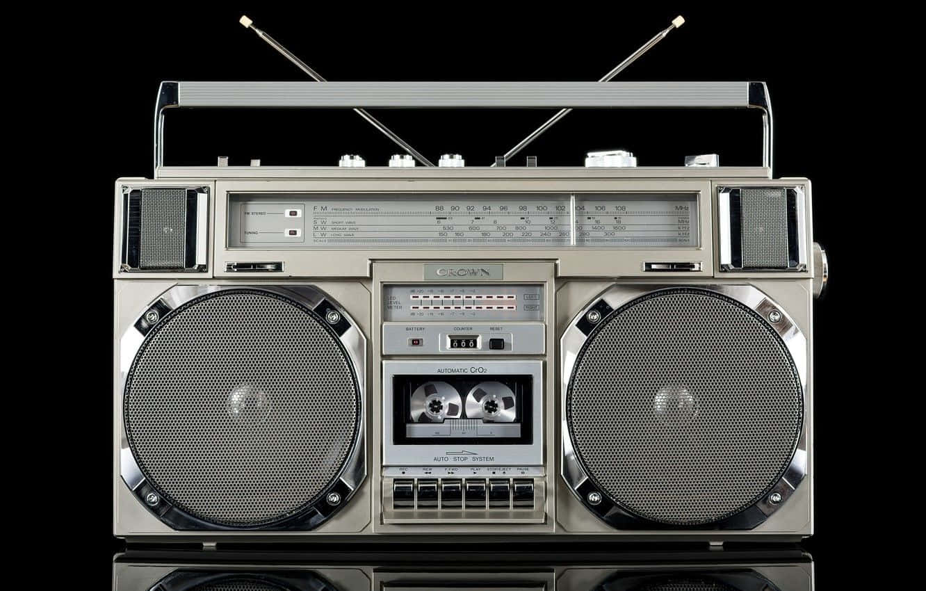 'classic Boombox - An Iconic Symbol Of Music And Culture' Background
