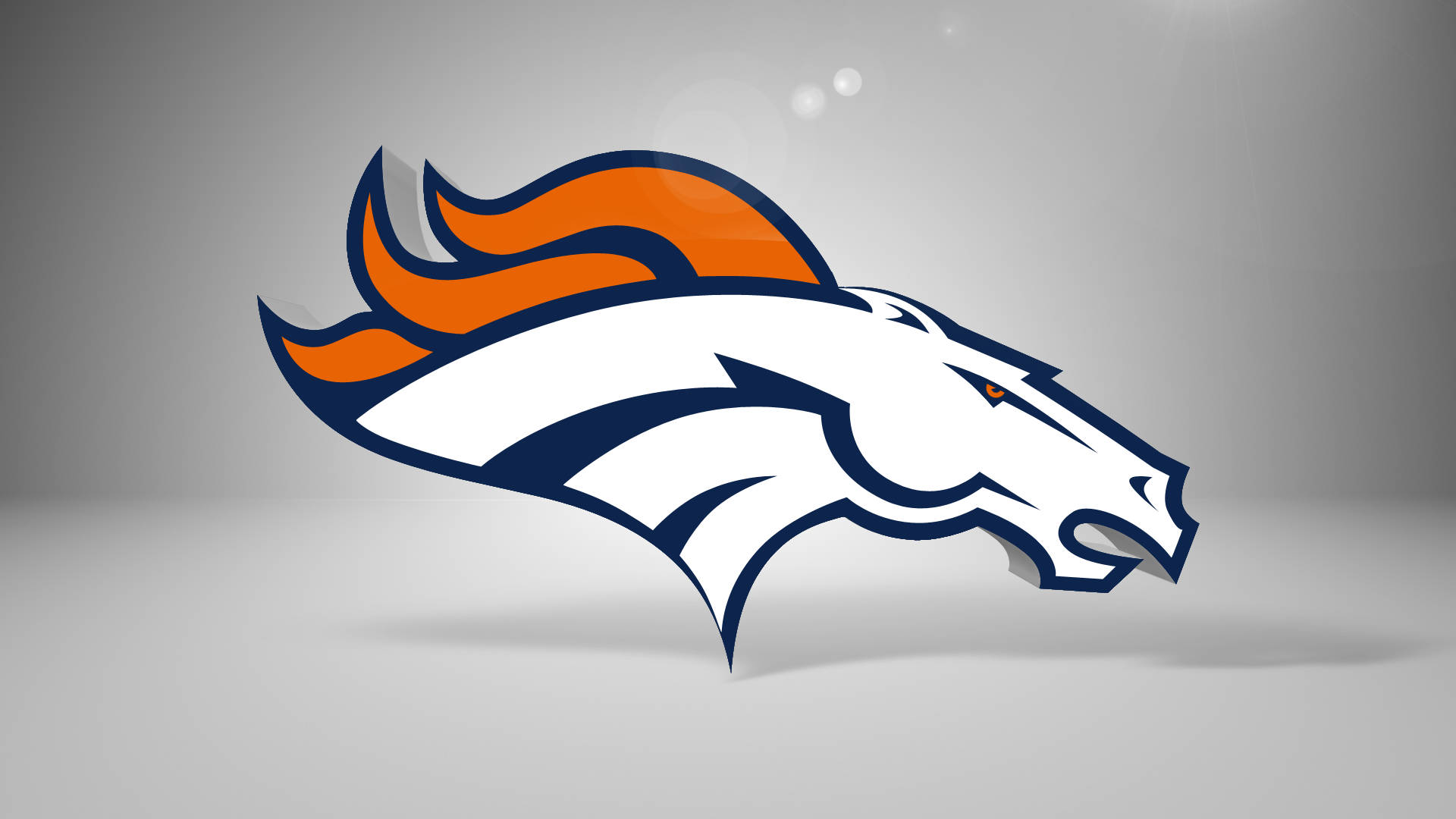 Classic Broncos Nfl Logo Background