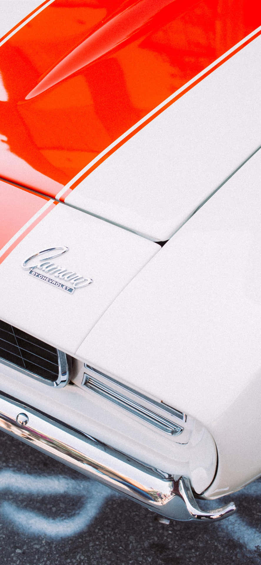 Classic Camaro Closeup Car Iphone Background