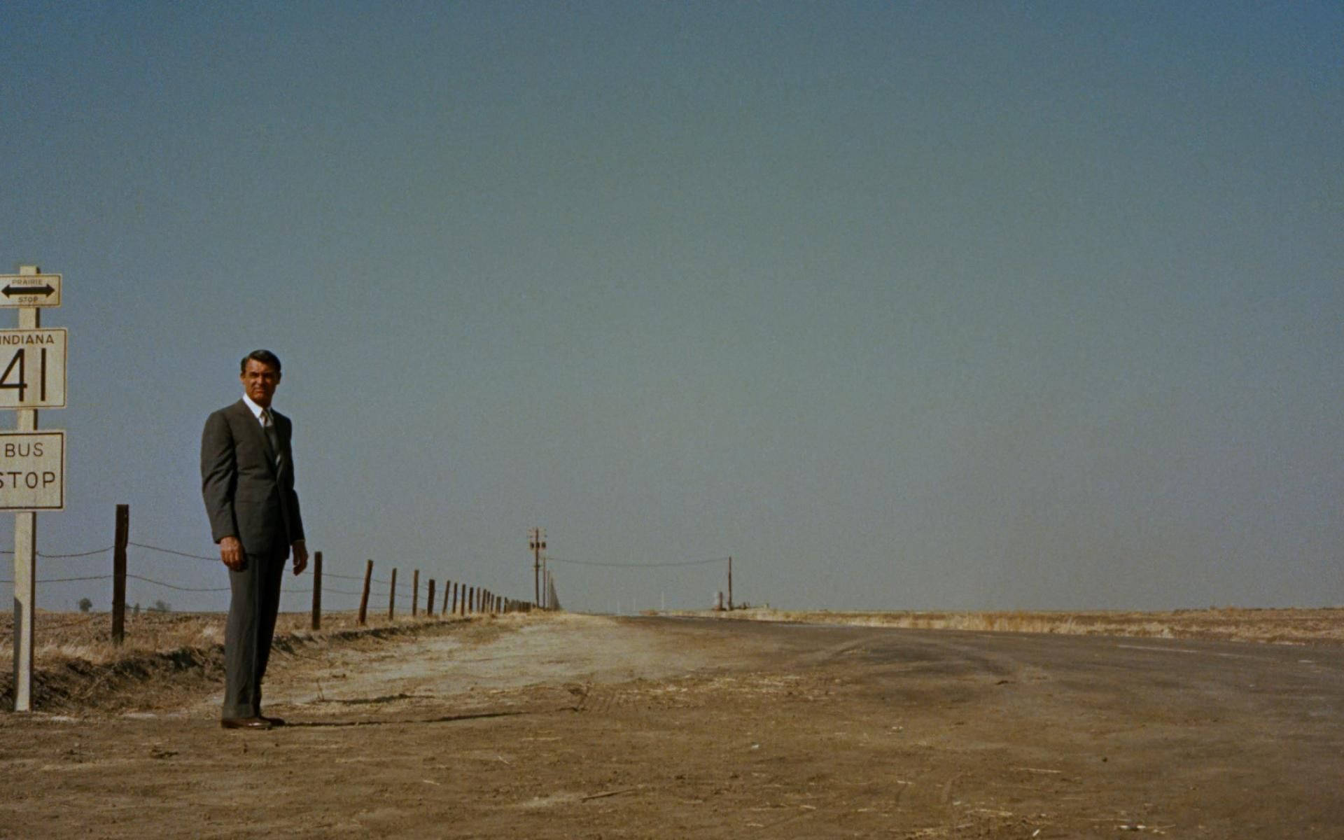 Classic Cary Grant From The Film 'north By Northwest' 1959 Background