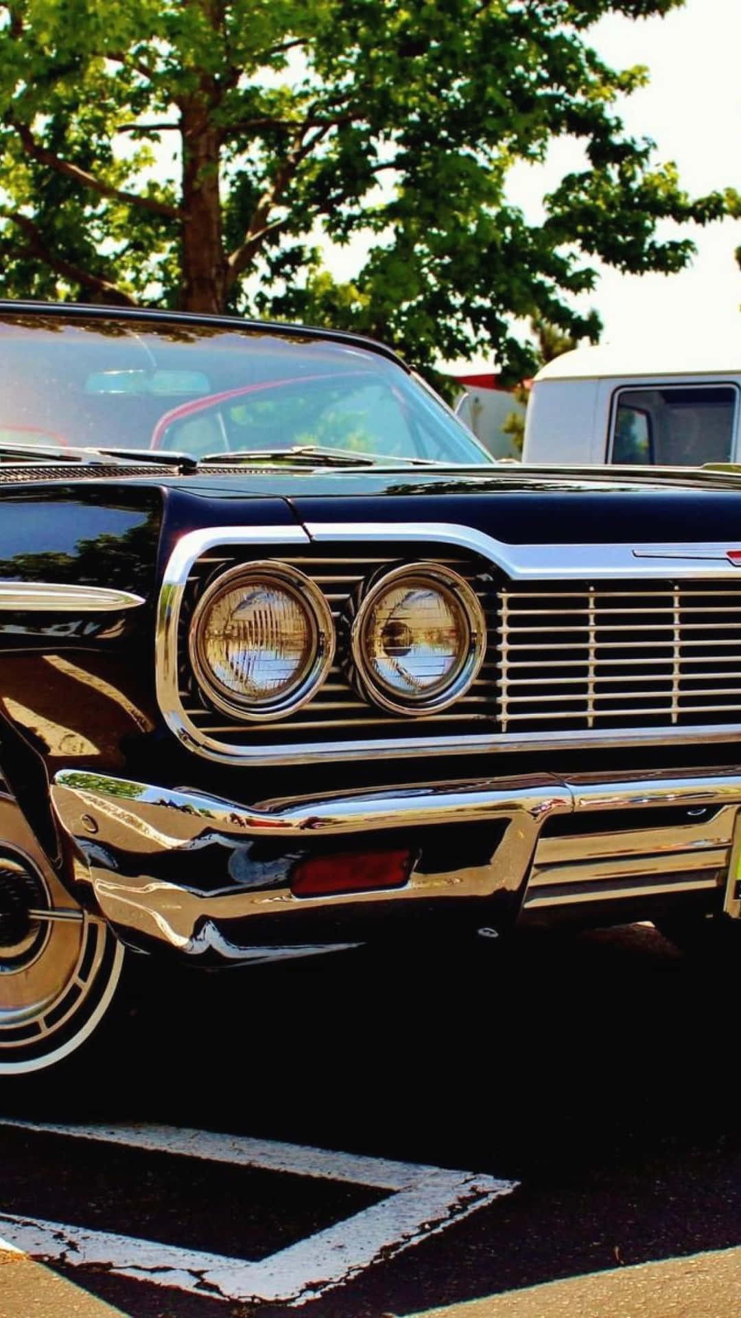 Classic Chevrolet Impala Car Iphone Background