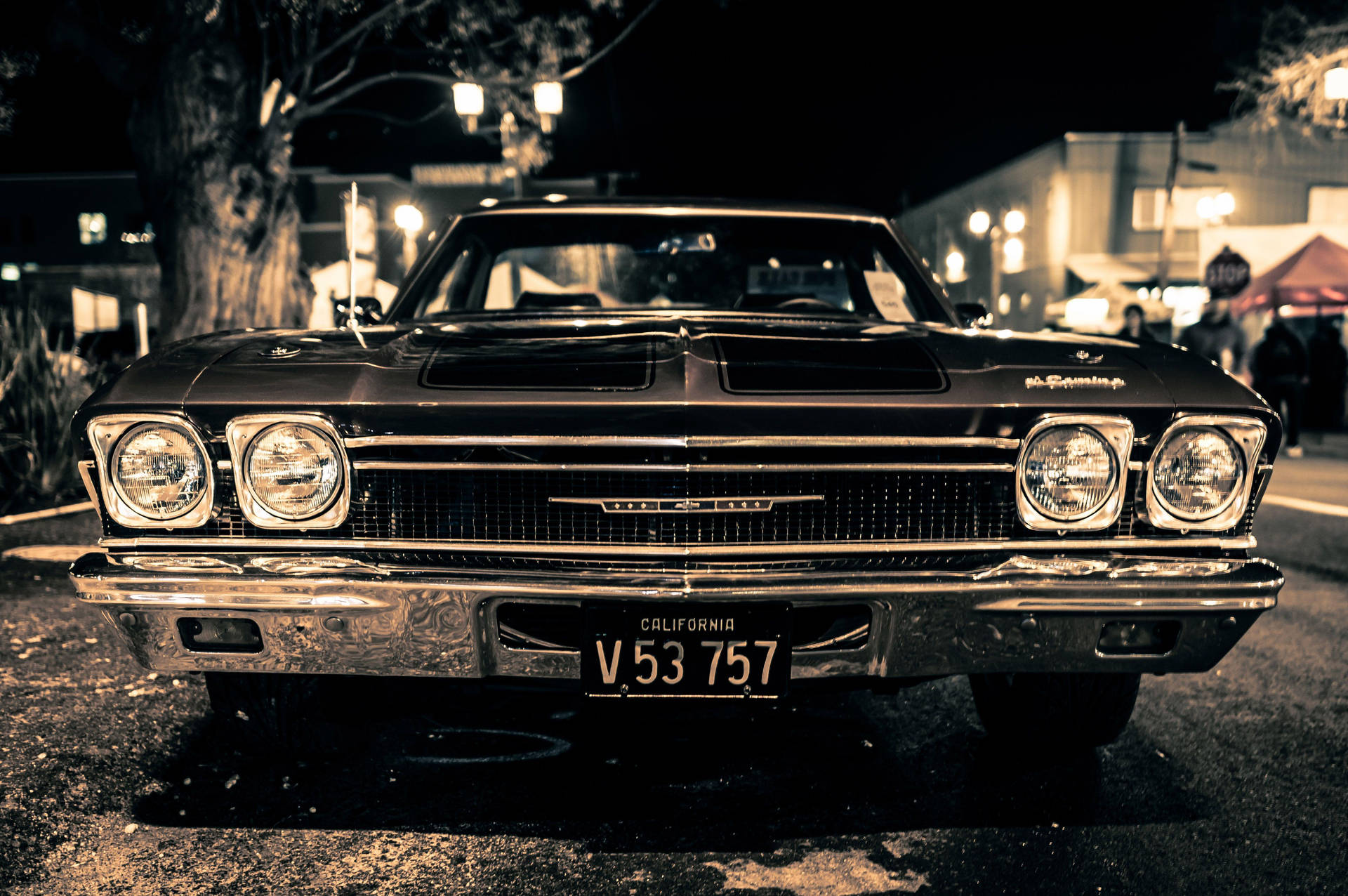 Classic Chevrolet Old Car Background