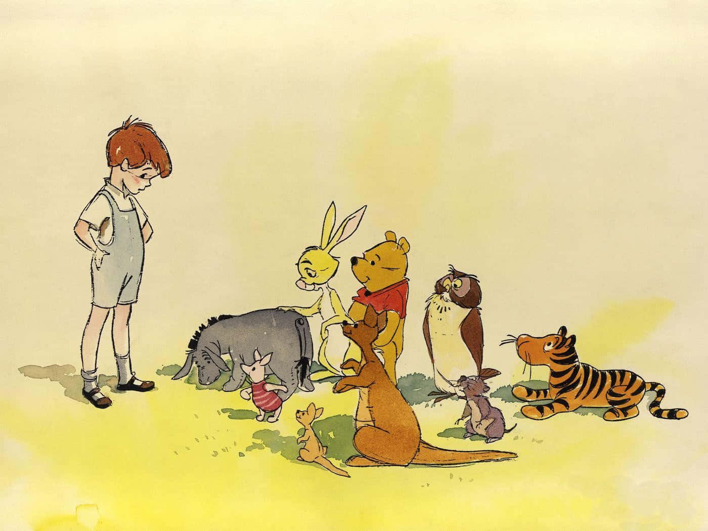 Classic Childrens Book Characters Gathering