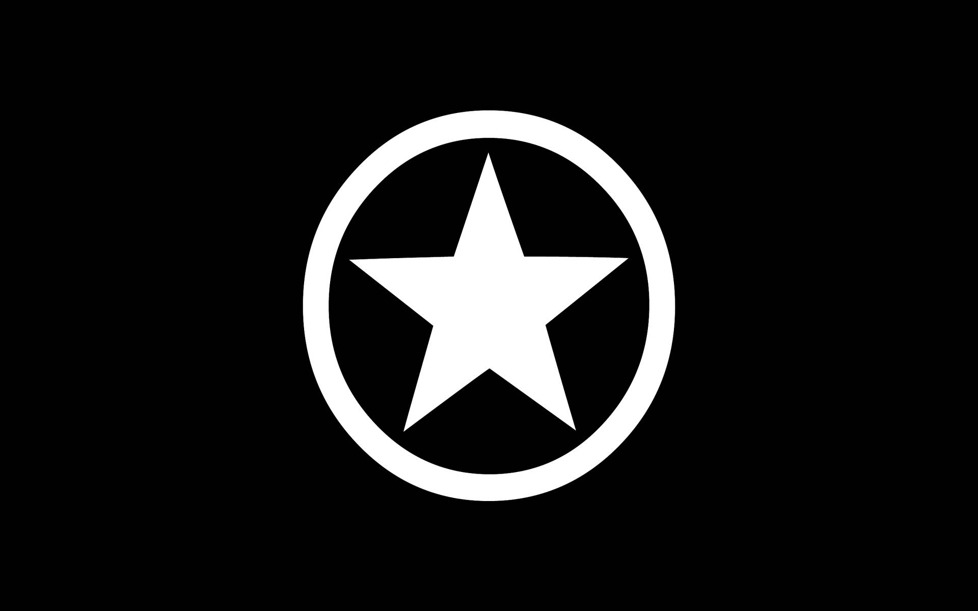 Classic Converse Logo With Iconic Star Background