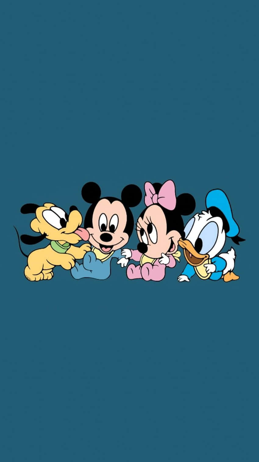 Classic Disney Characters Together Background