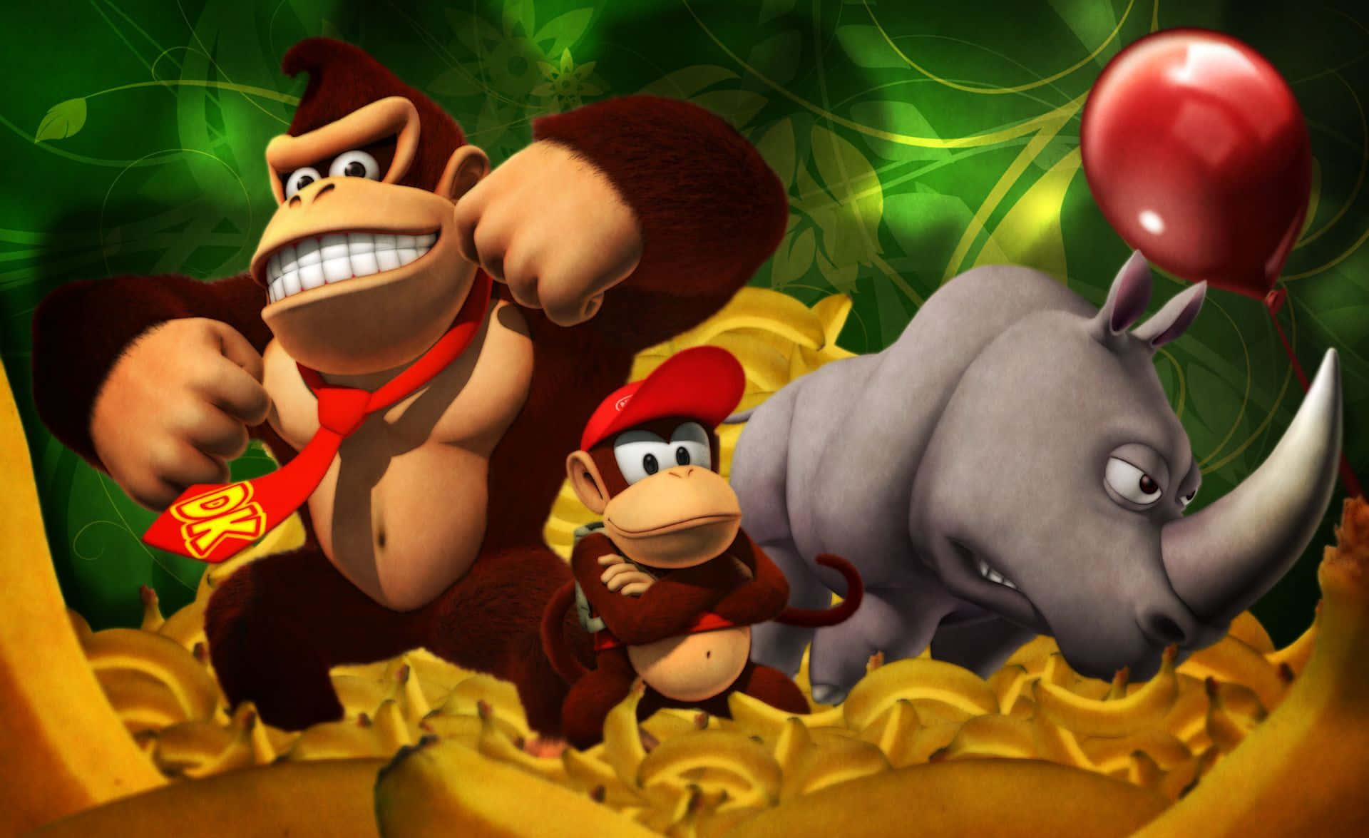 Classic Donkey Kong Game Action Background