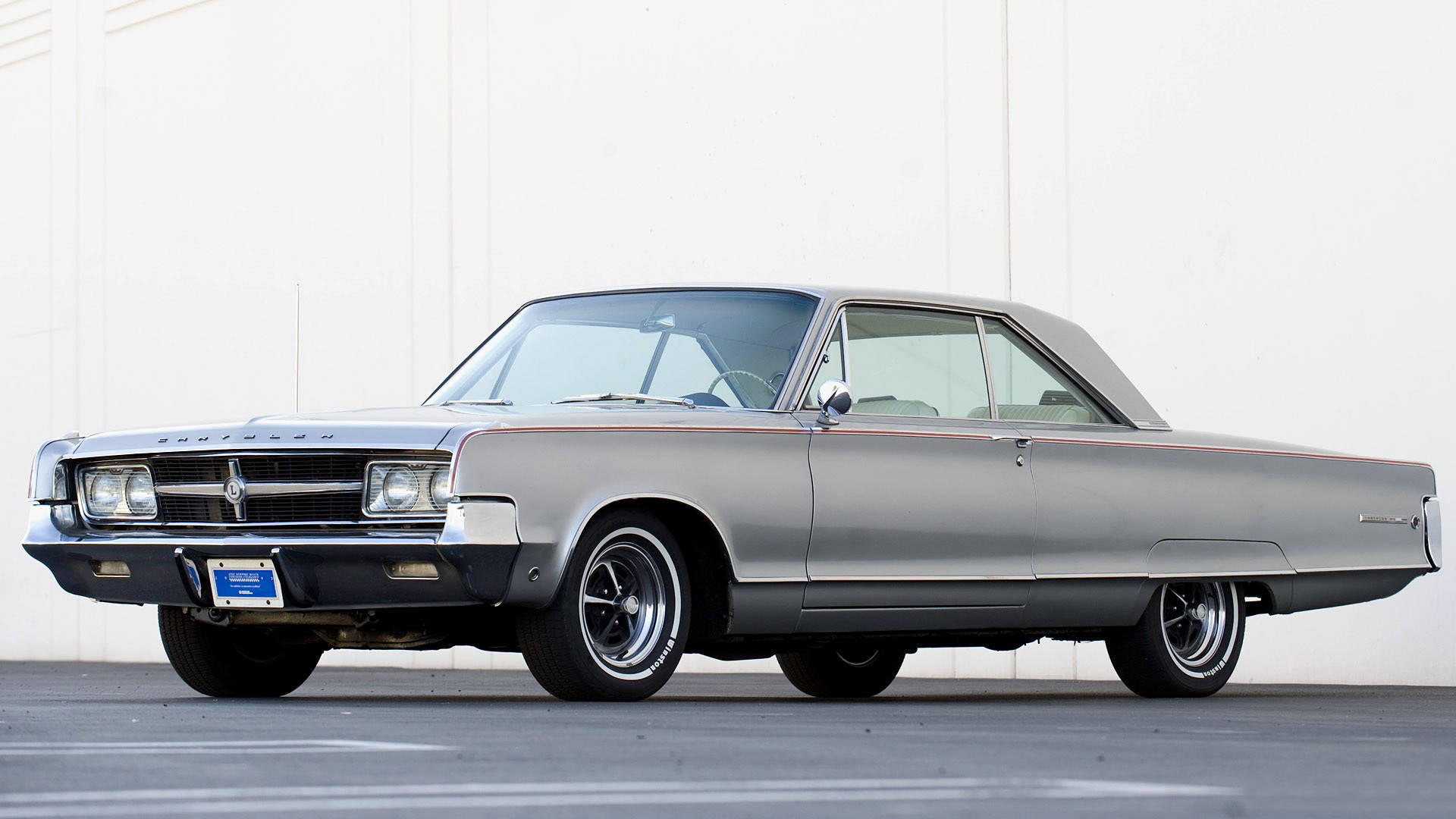 Classic Elegance - 1965 Chrysler 300l In Full Glory Background