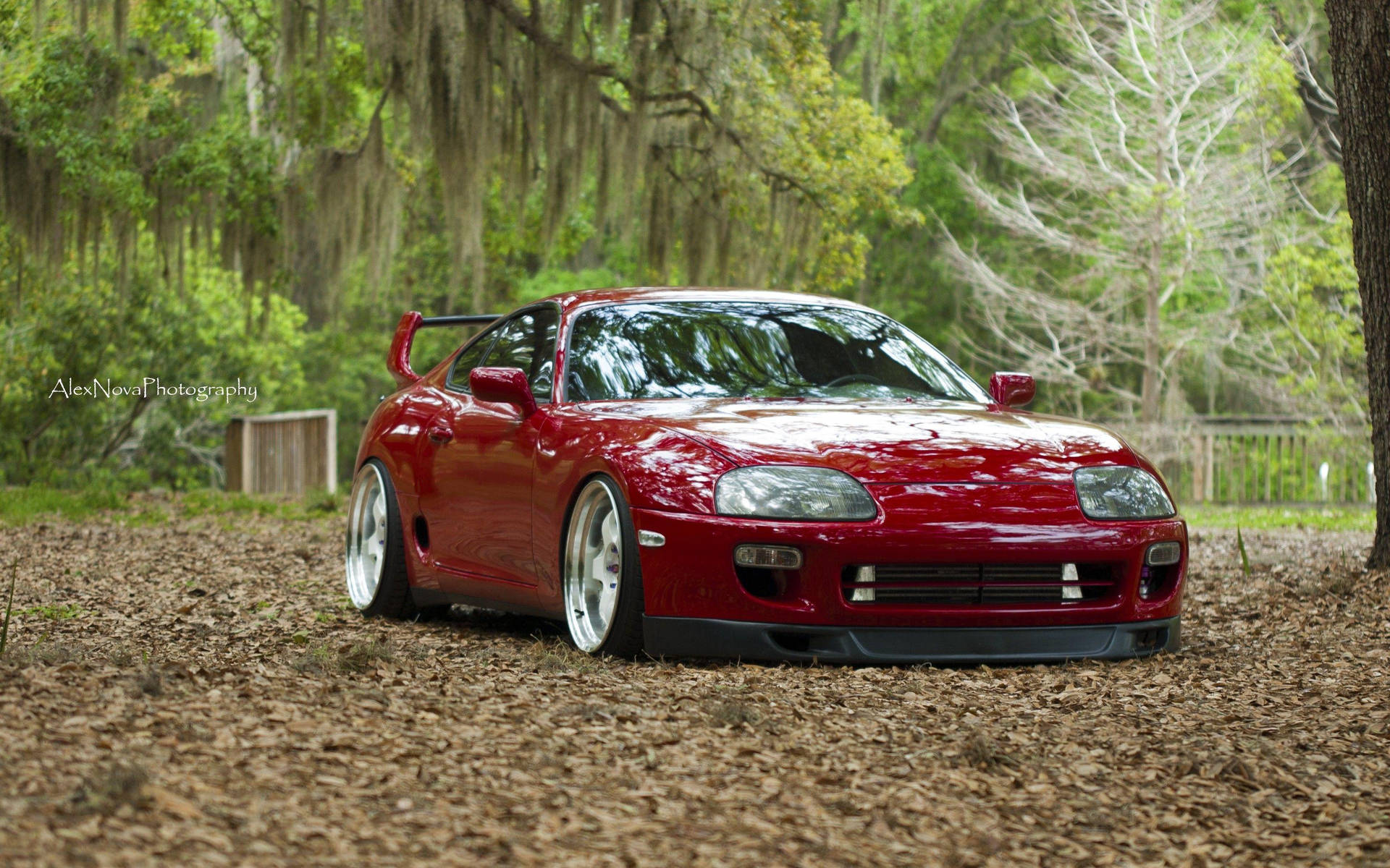 Classic Elegance- 1994 Toyota Supra Mk4 Tuner Car Background