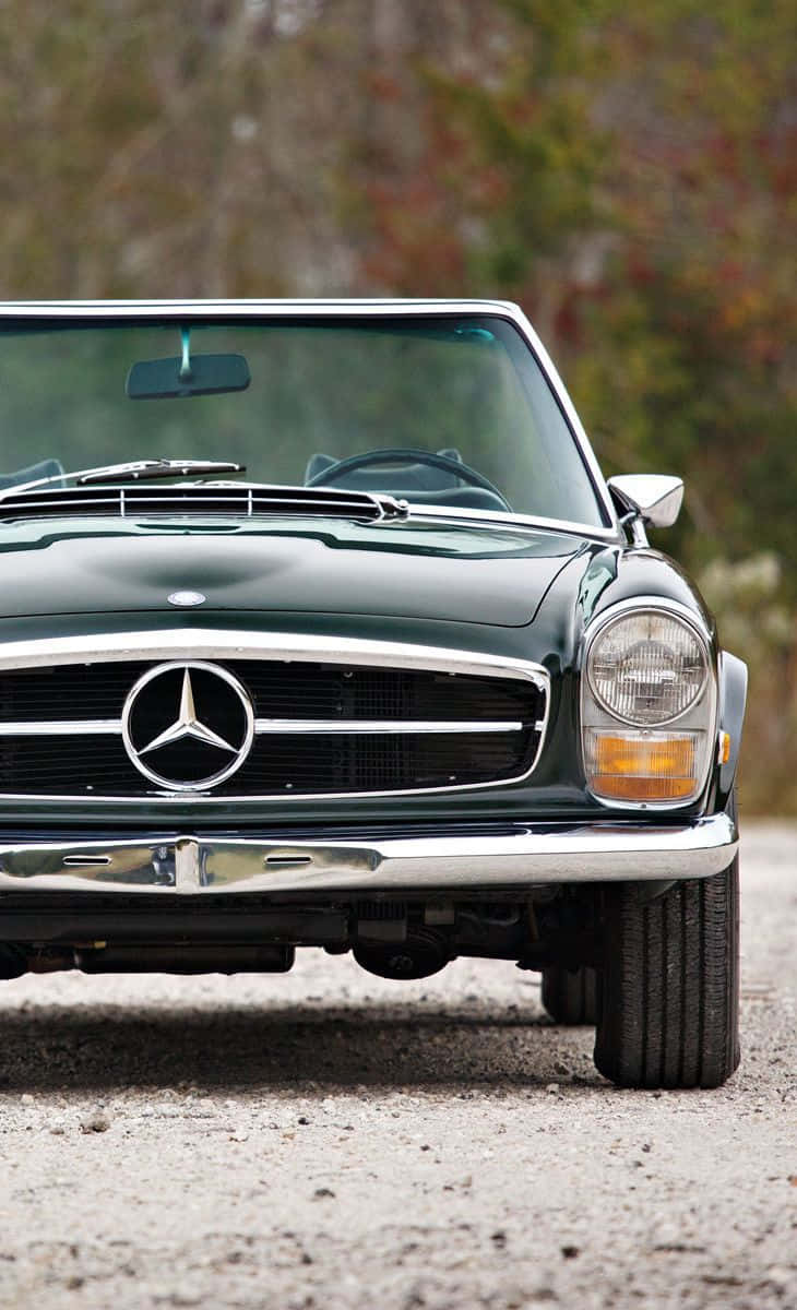 Classic Elegance And Performance Embodied In This Classic Mercedes. Background