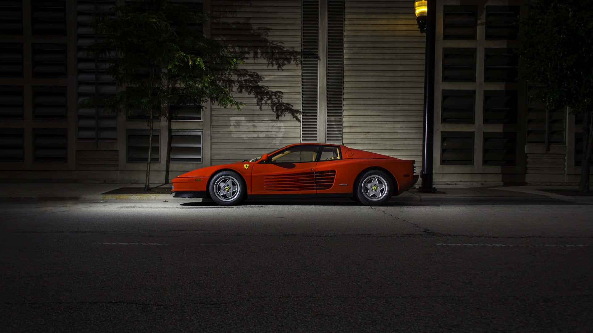 Classic Ferrari Exotic Supercar Background