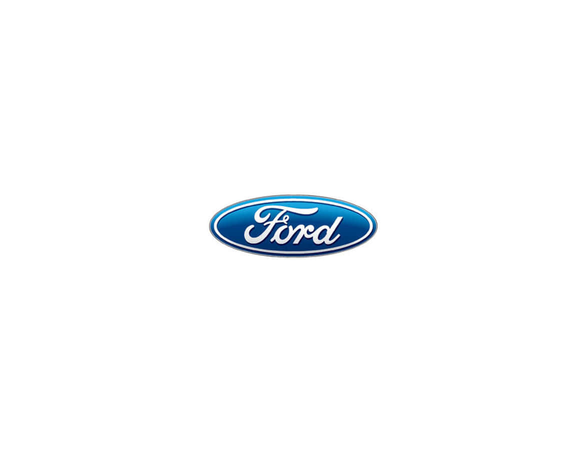 Classic Ford Logo On A Dark Background Background