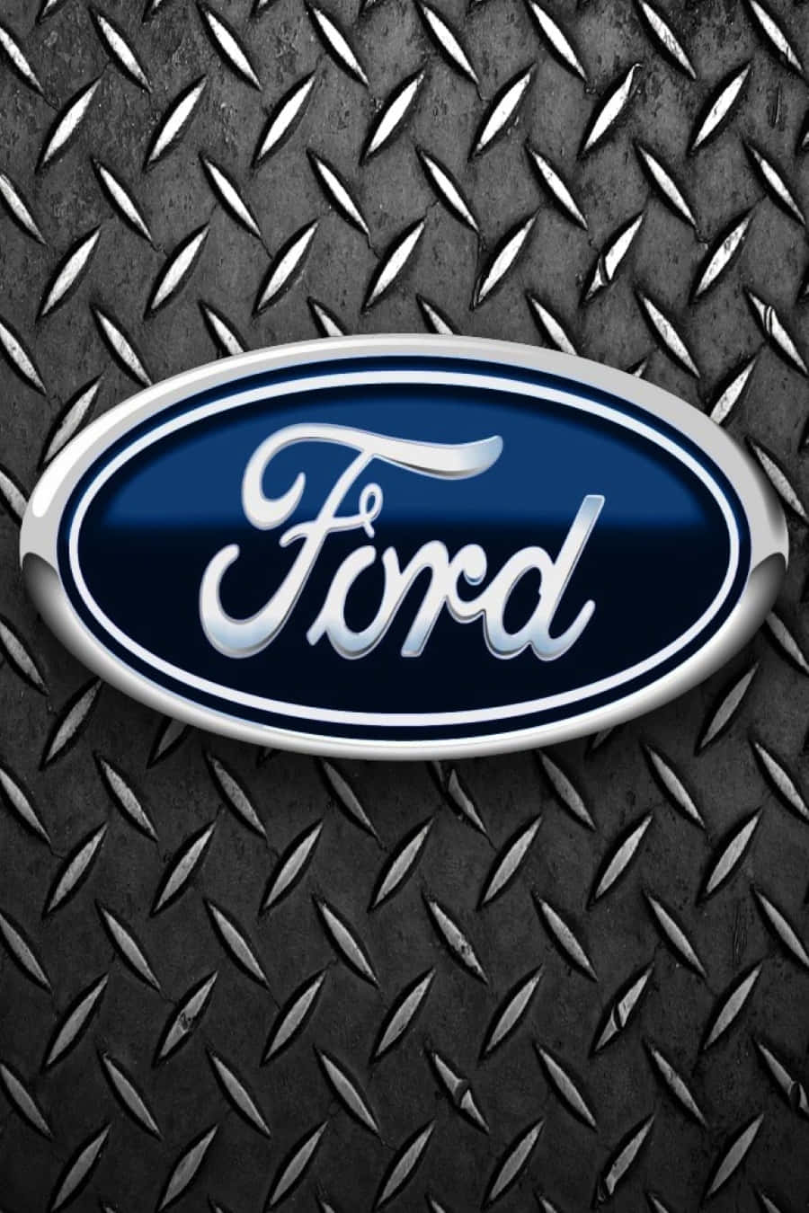 Classic Ford Logo On A Pristine Background Background