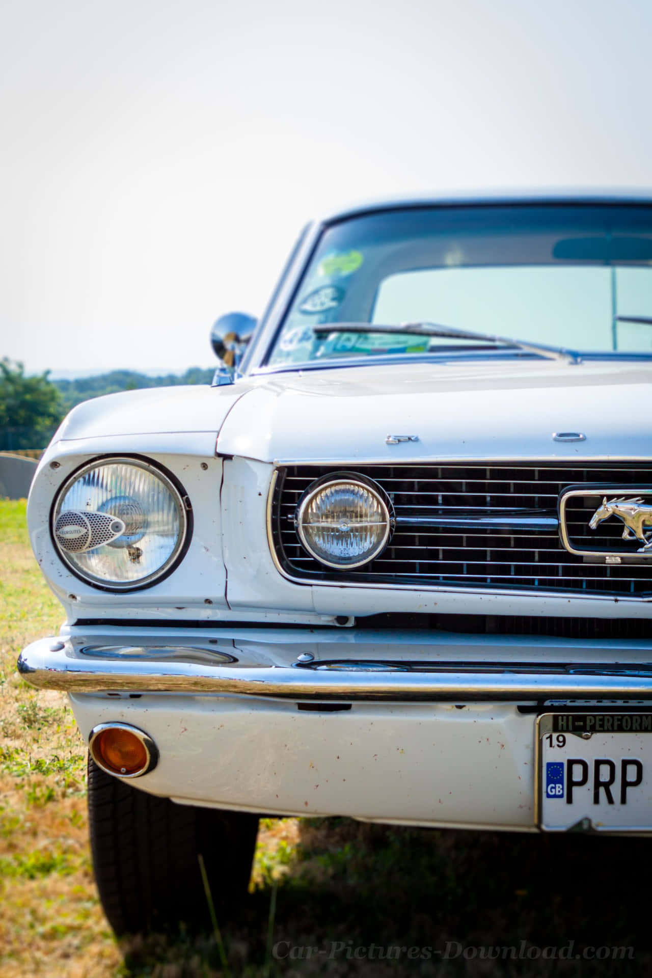 Classic Ford Mustang Car Iphone Background