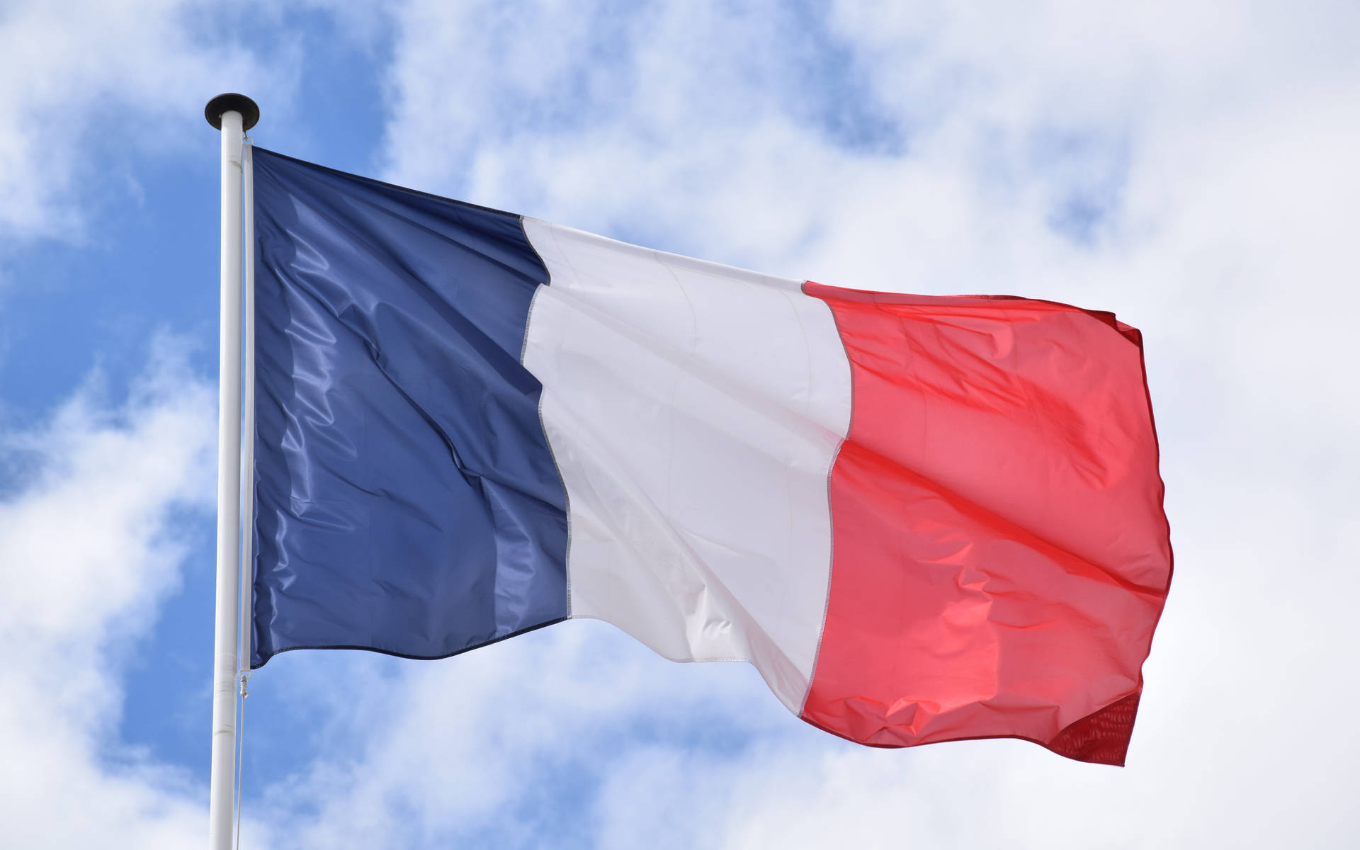 Classic France Flag Background