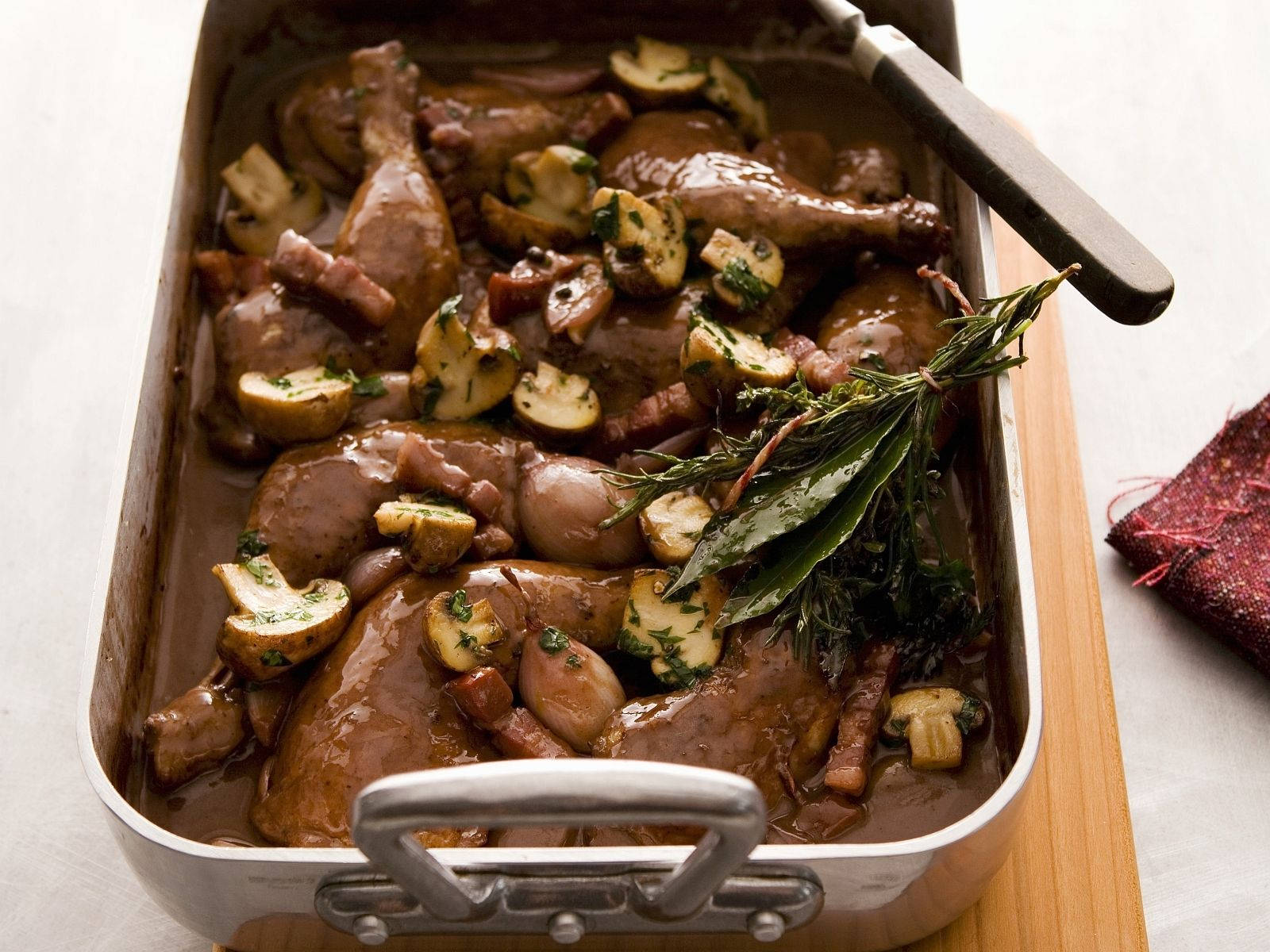 Classic French Cuisine- Coq Au Vin