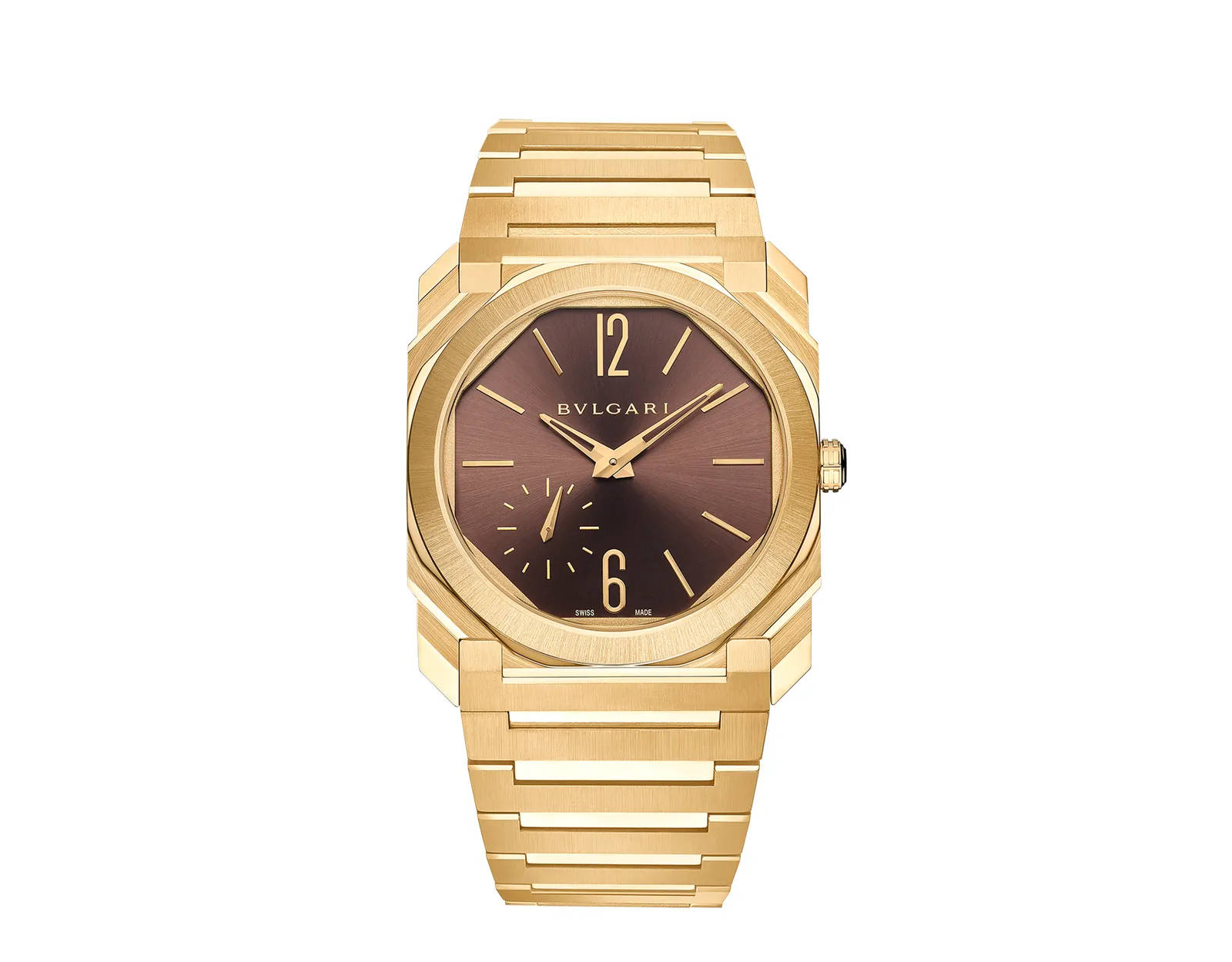 Classic Gold Bvlgari Watch Background