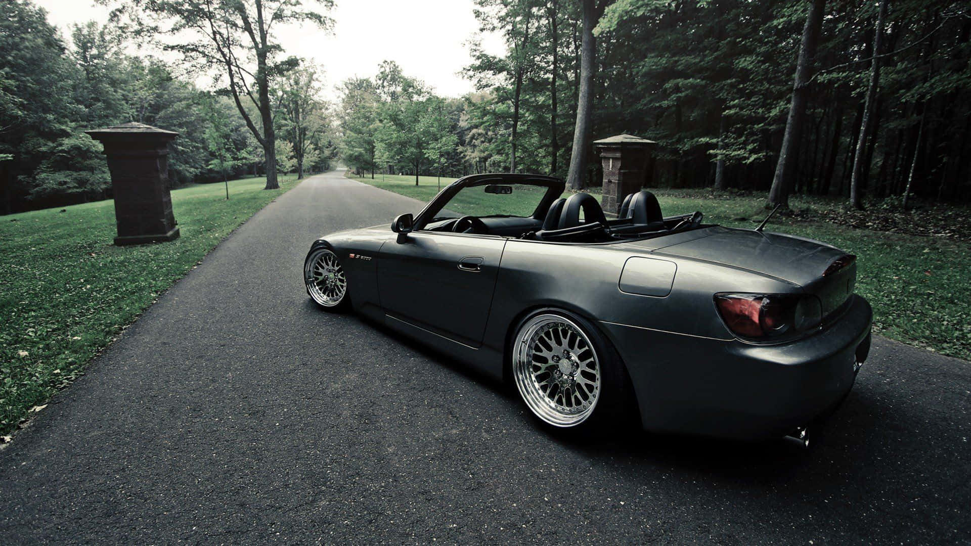 Classic Honda S2000 In Stunning Landscape