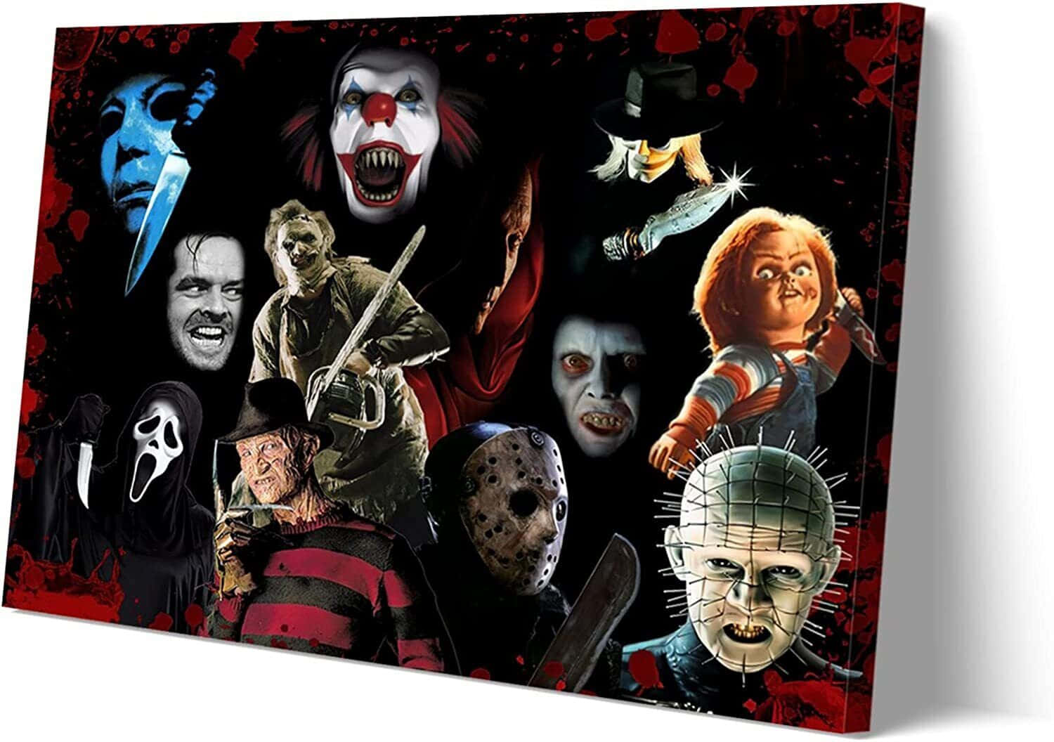 Classic Horror Icons Background