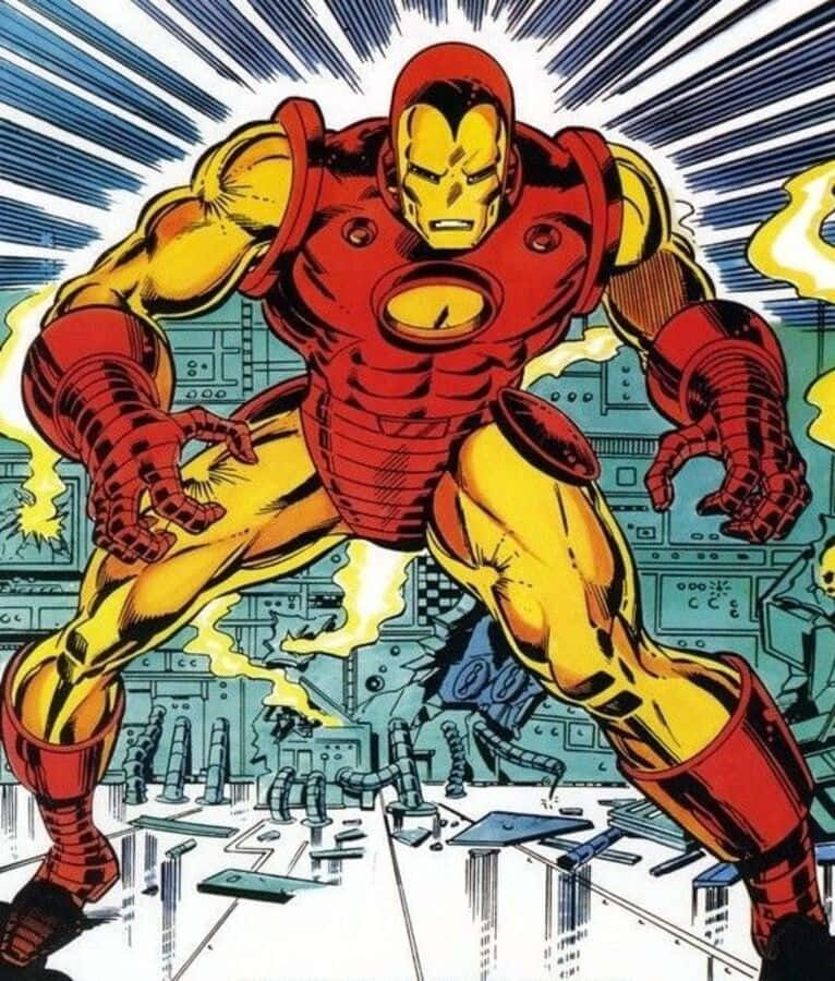 Classic Iron Man Comic Book Character
