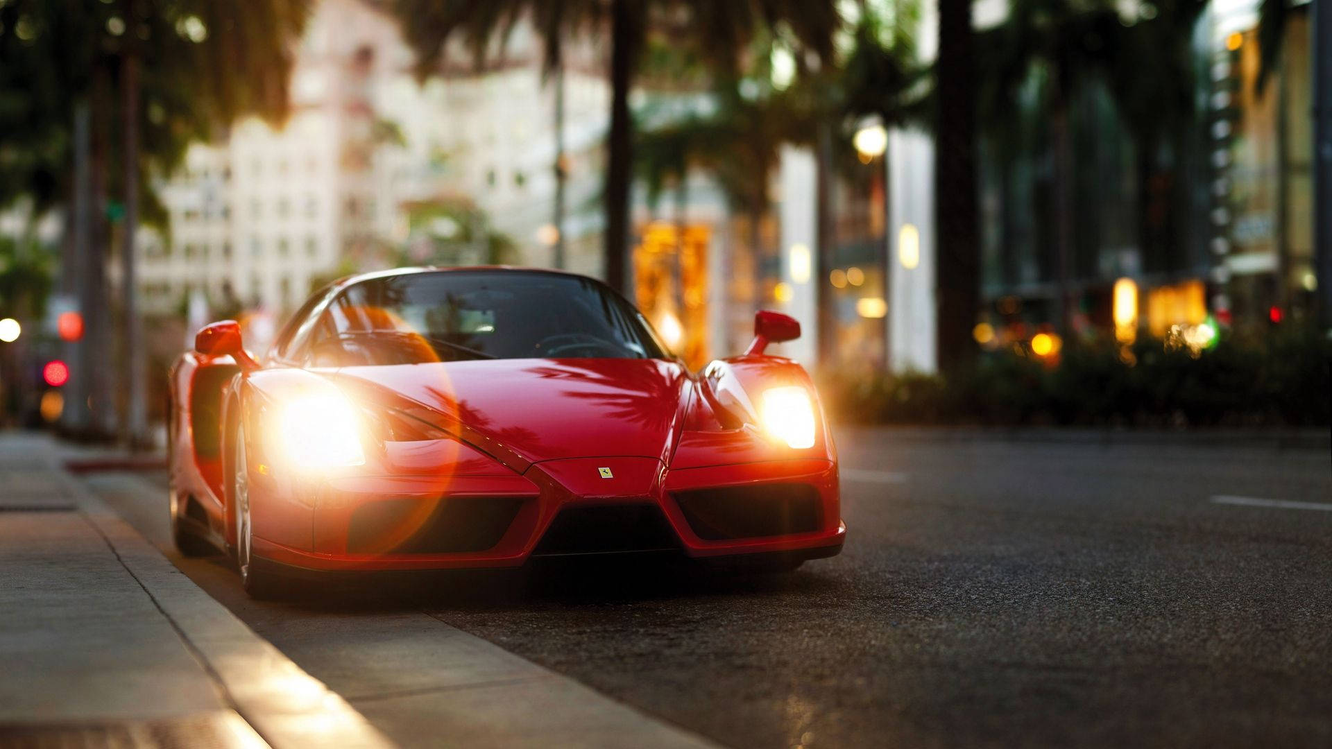 Classic Jdm Car On An Epic Night Ride Background