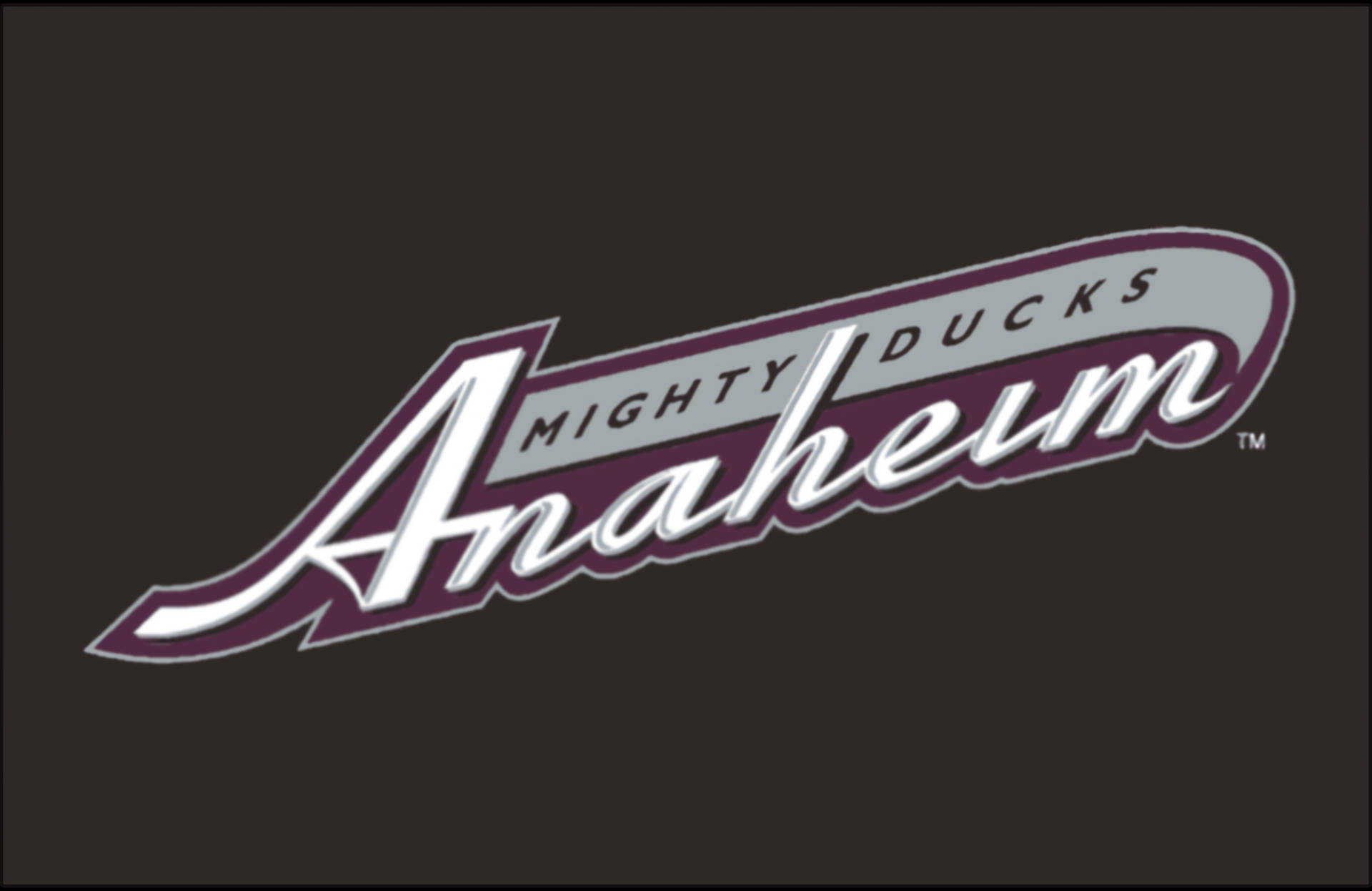 Classic Jersey Logo Design Of The Anaheim Ducks From 2003 Background