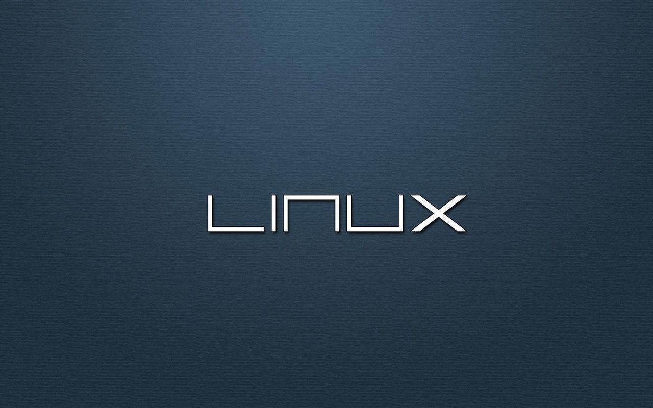 Classic Linux Desktop Typography Design Background