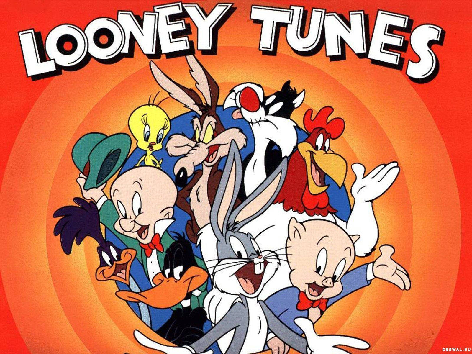 Classic Looney Tunes Cartoon Network Characters Background
