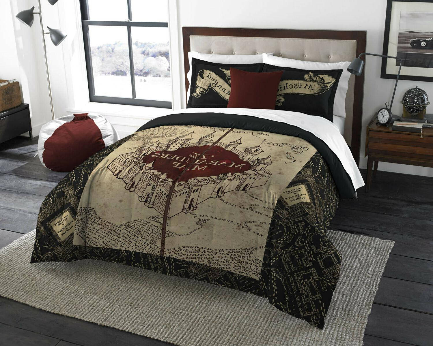 Classic Marauders Map Bed Background
