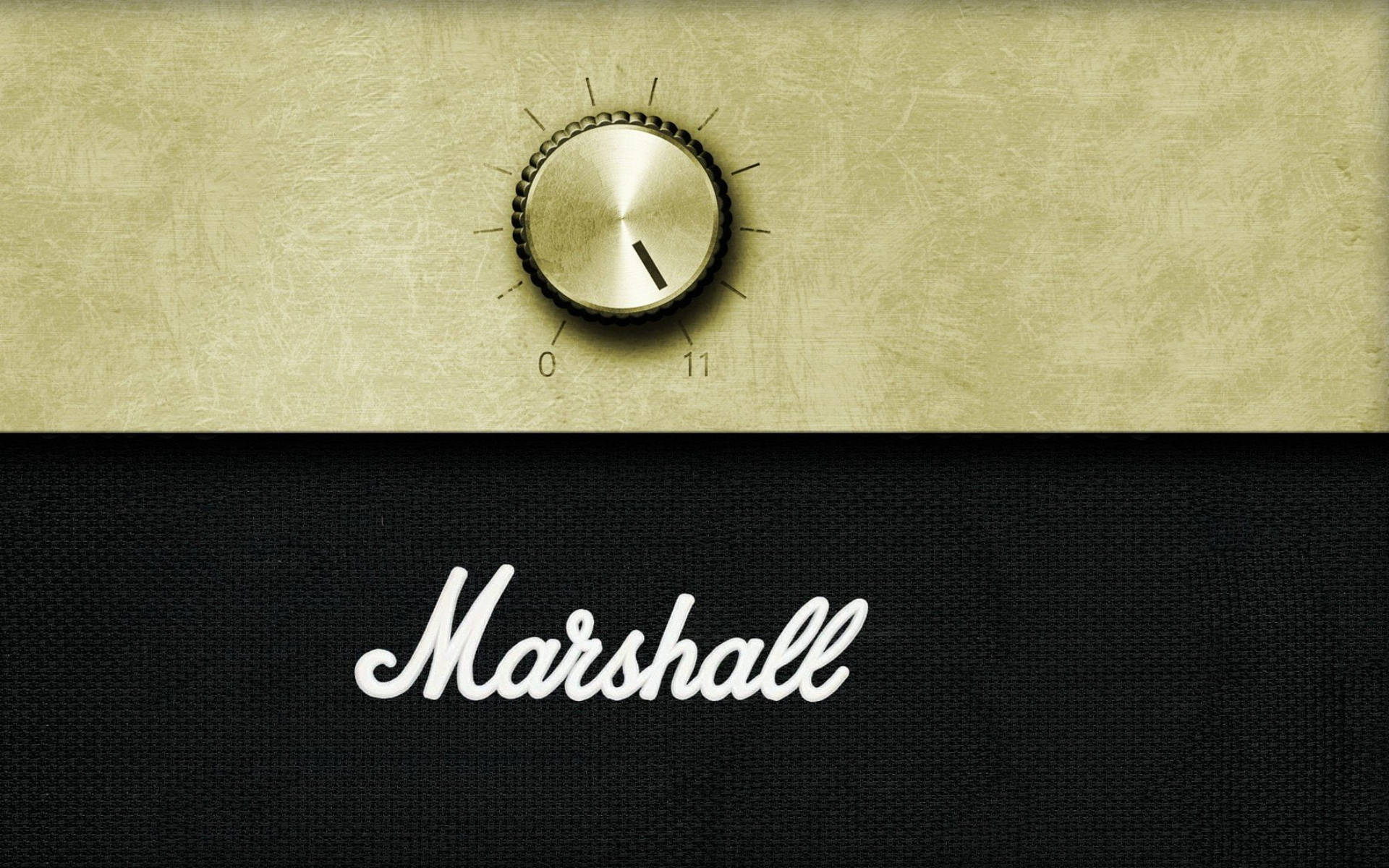Classic Marshall Amplifier Volume Knob Background