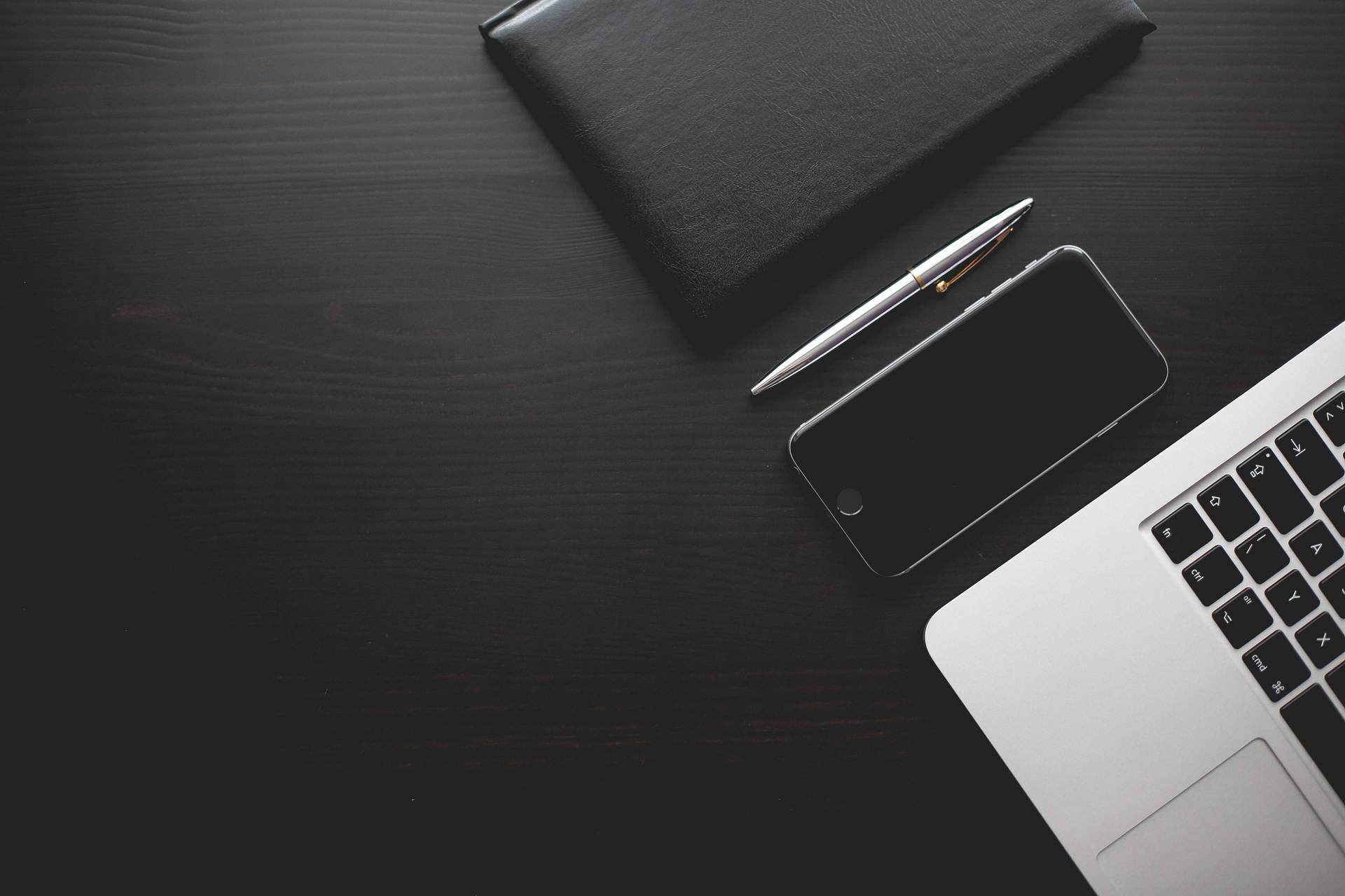 Classic Matte Black Office Desk