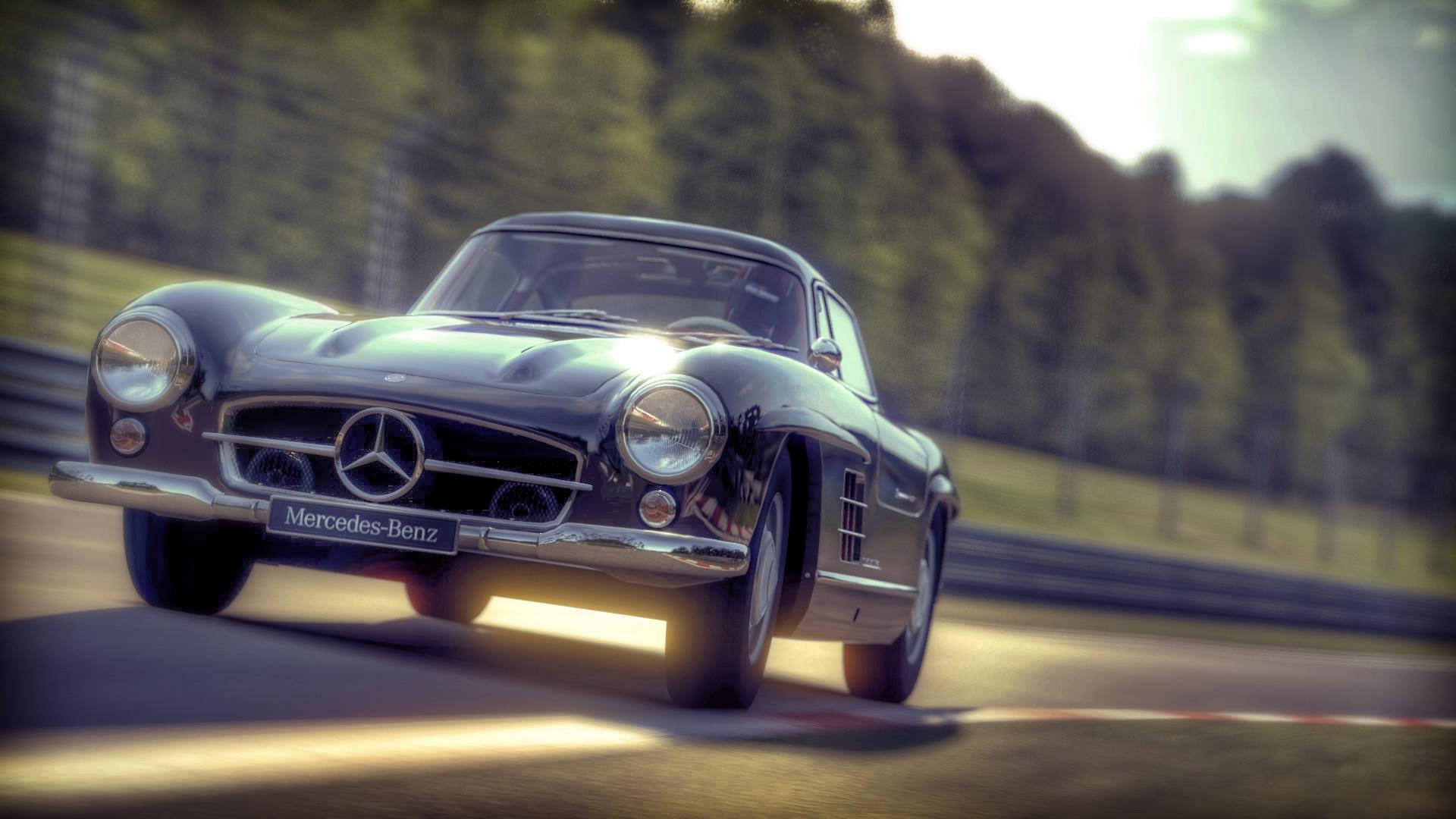 Classic Mercedes-benz Luxury Background