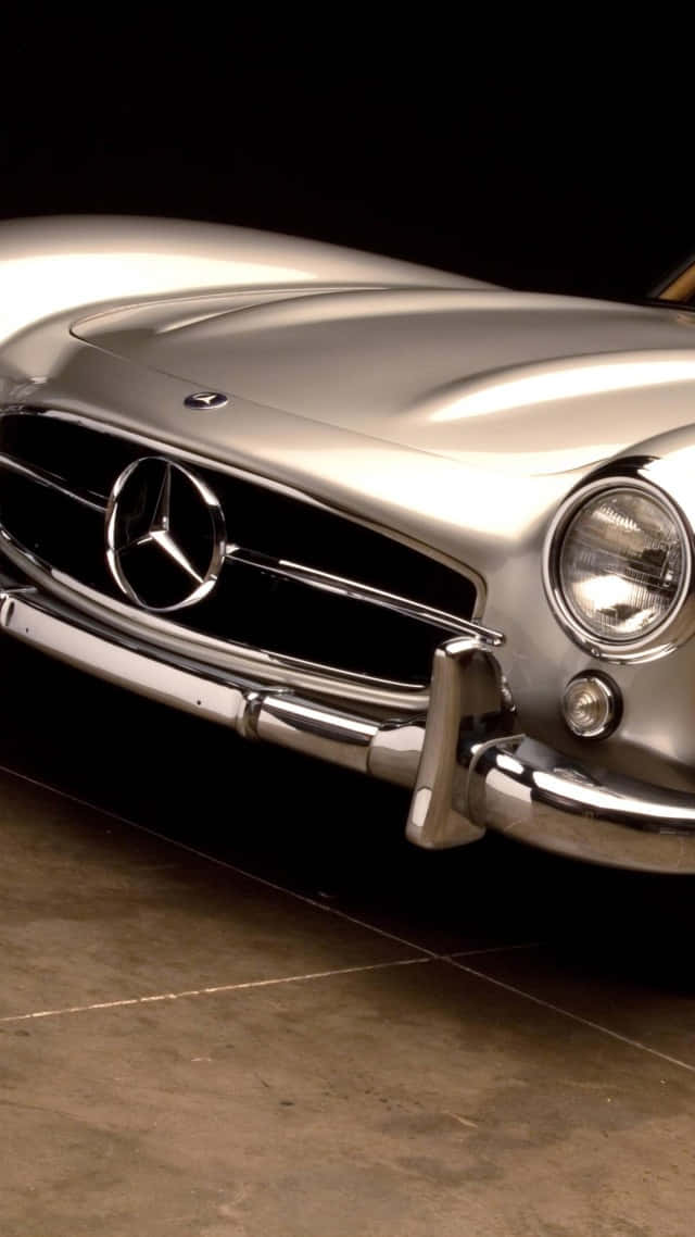 Classic Mercedes Style And Elegance Of The 1950s Background