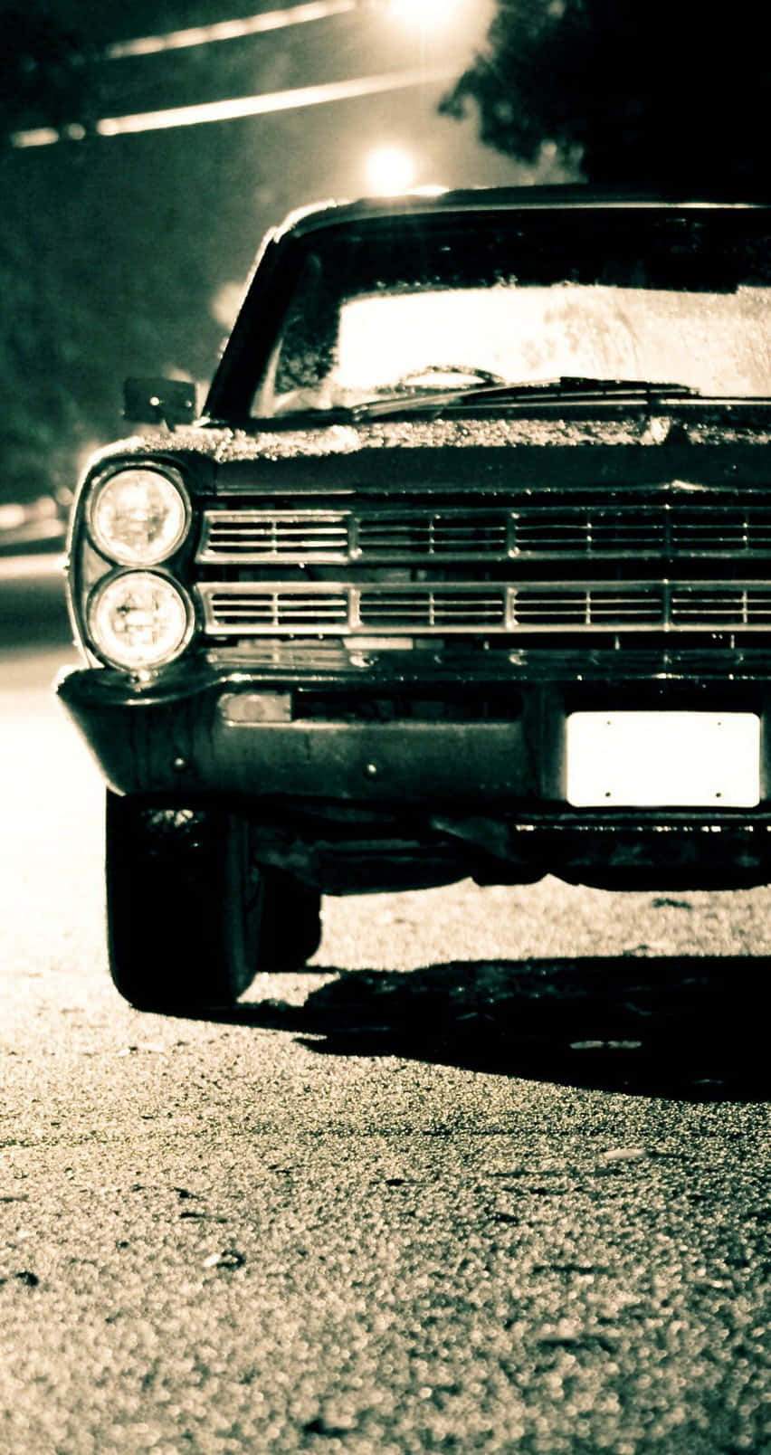 Classic Monochrome Car Iphone
