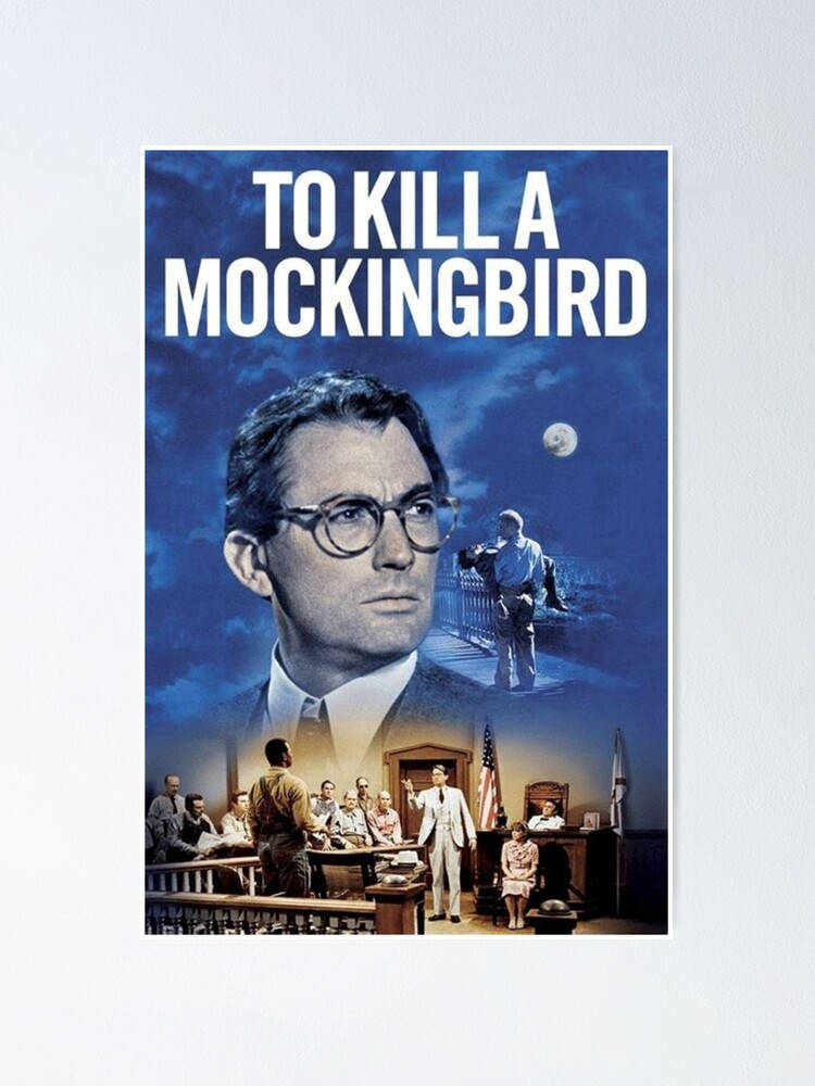 Classic Movie Poster Of To Kill A Mockingbird